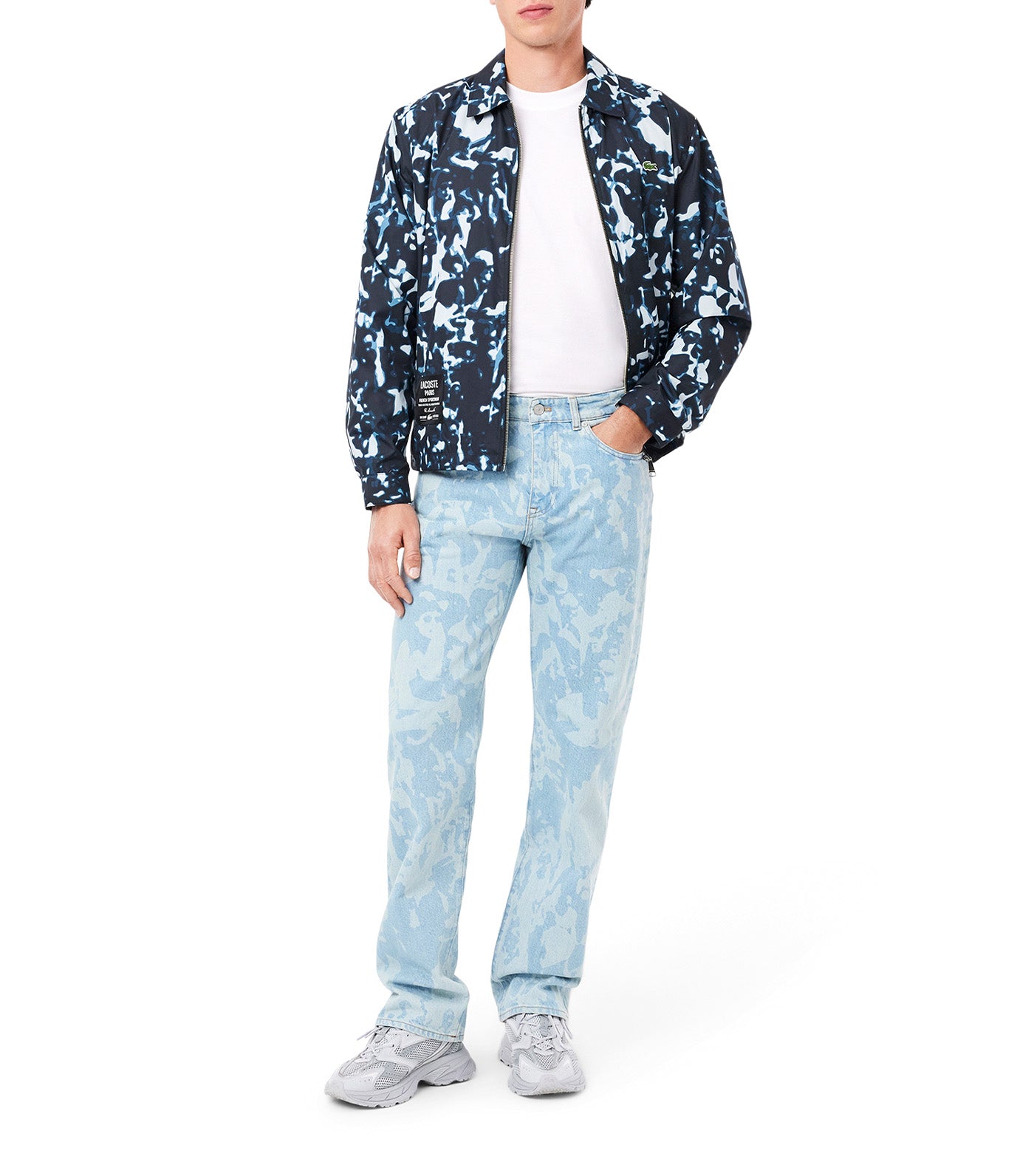 Print Motif Jersey T-Shirt