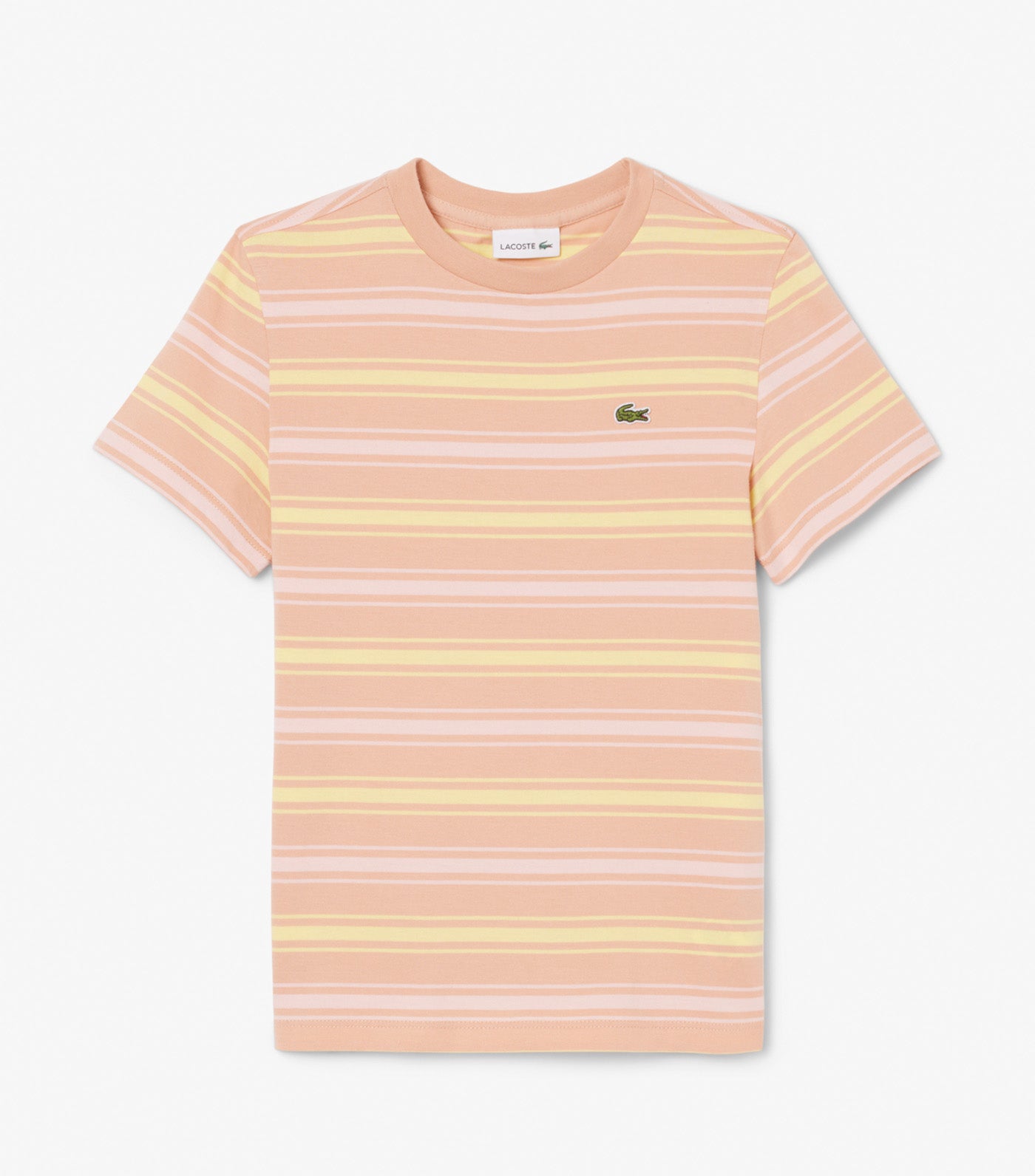 Contrast Stripe Cotton T-Shirt