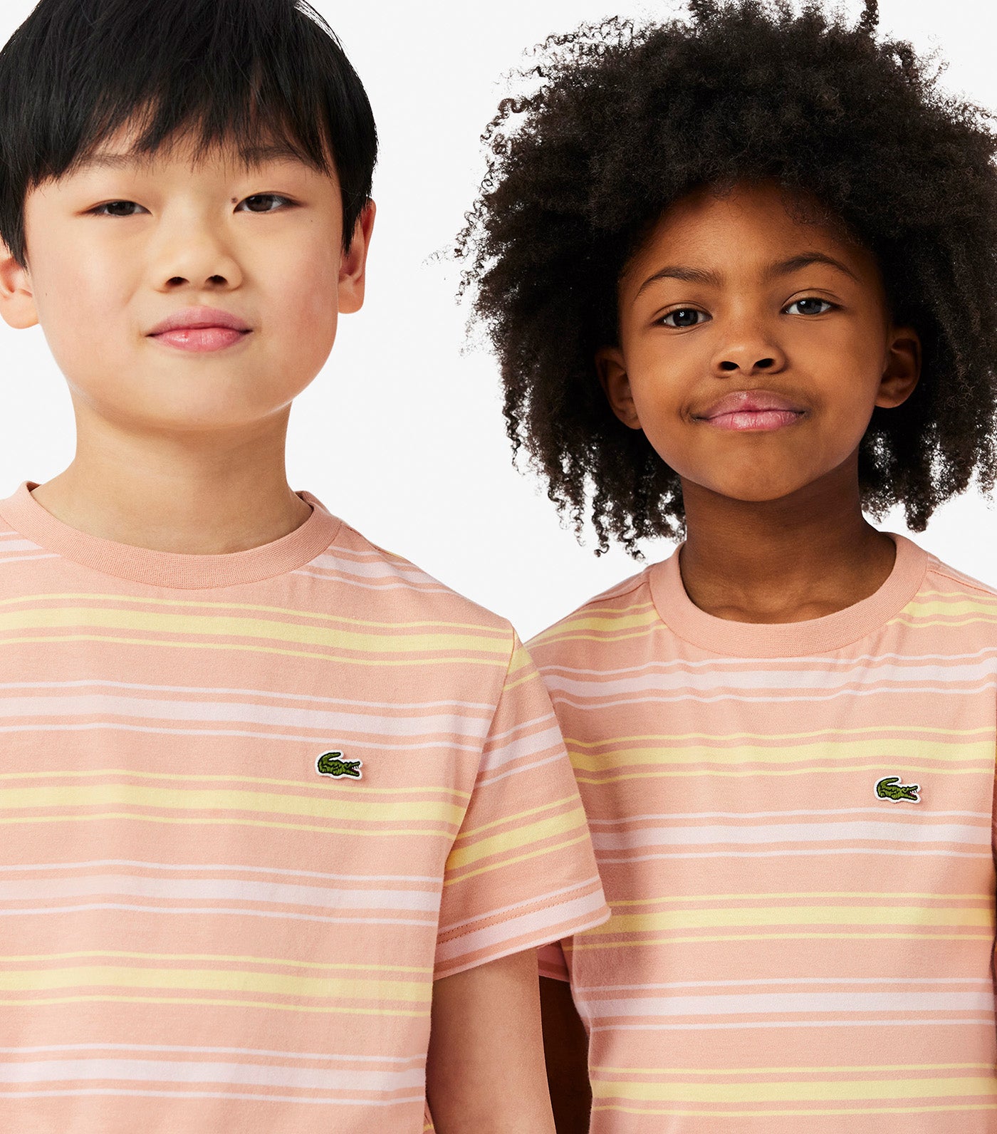 Contrast Stripe Cotton T-Shirt