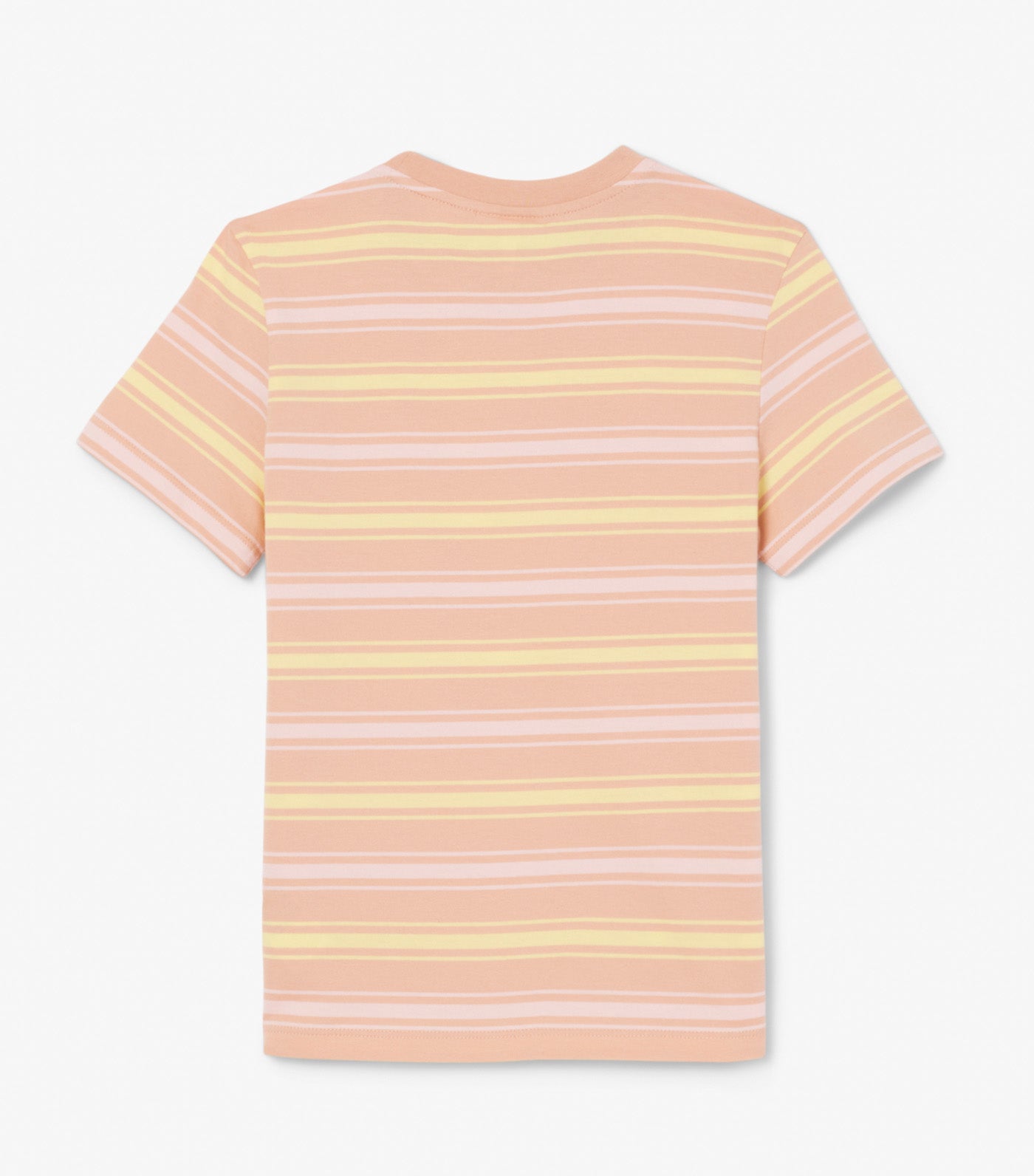 Contrast Stripe Cotton T-Shirt