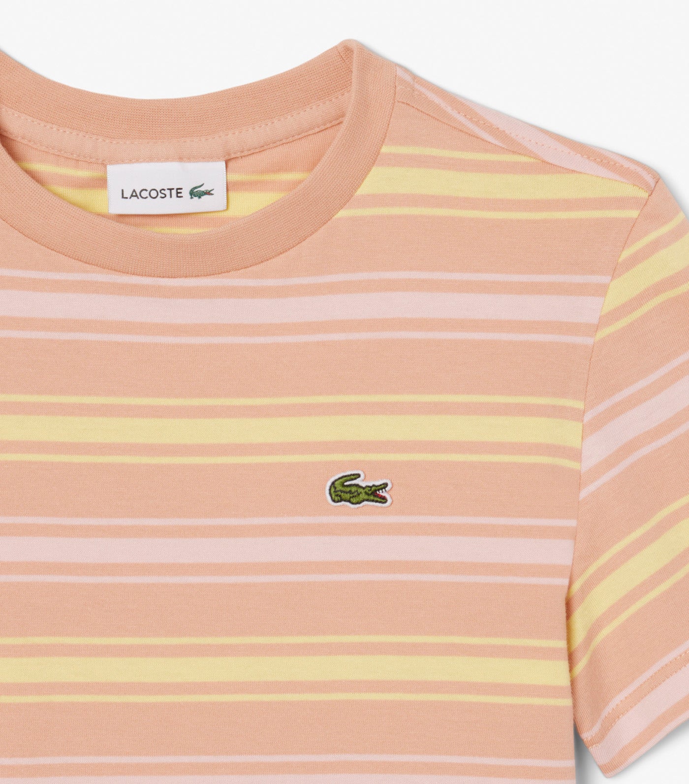 Contrast Stripe Cotton T-Shirt