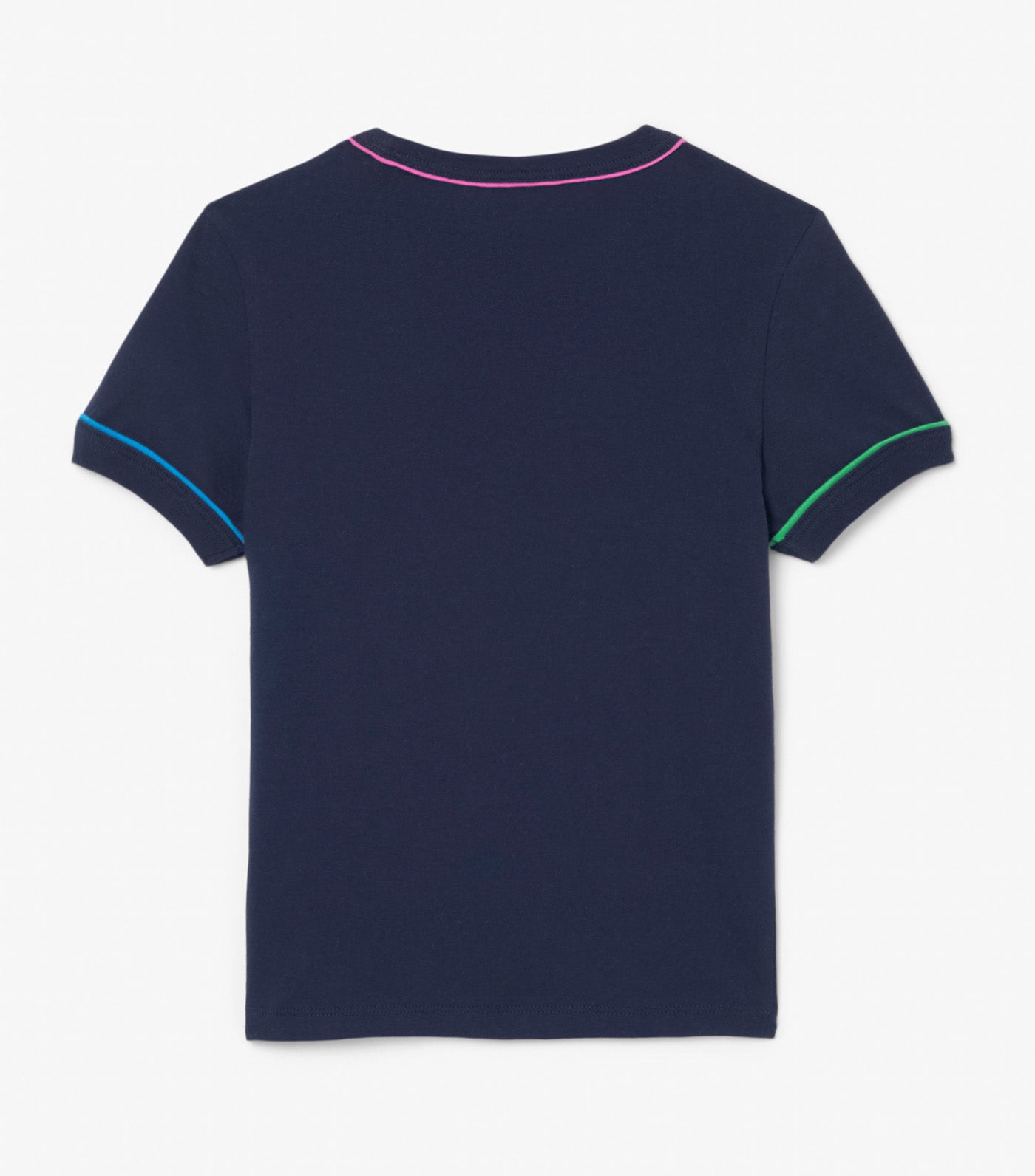 Contrast Trim Cotton T-Shirt