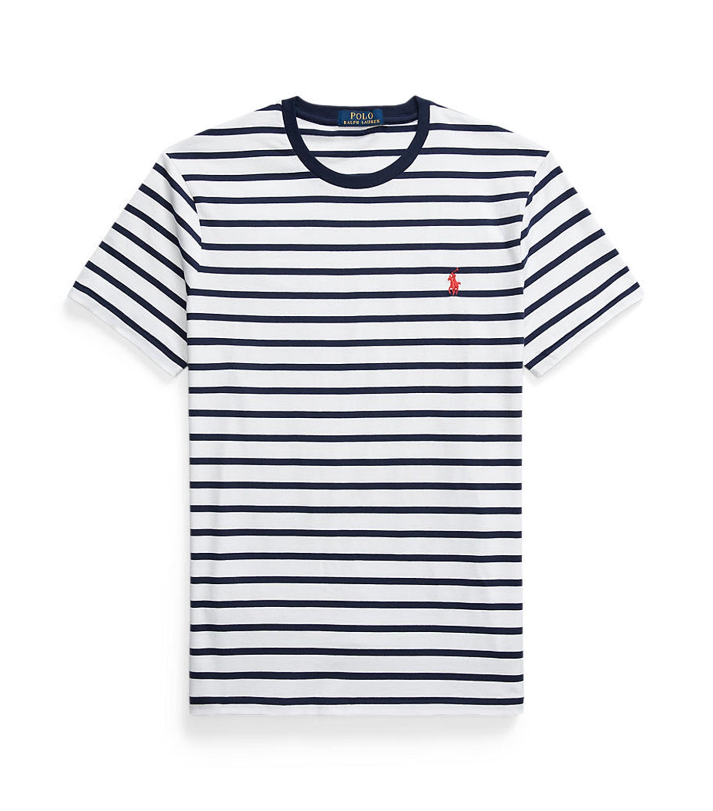 Striped Jersey T-Shirt White Multi