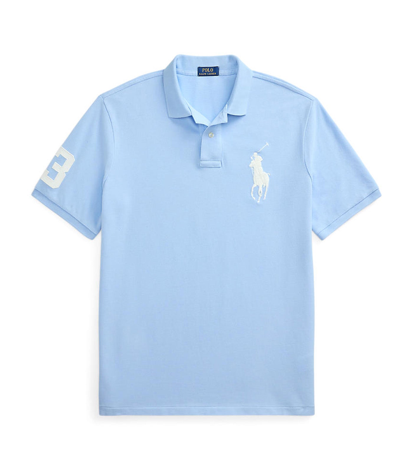 Big Pony Mesh Polo Shirt Bluebell