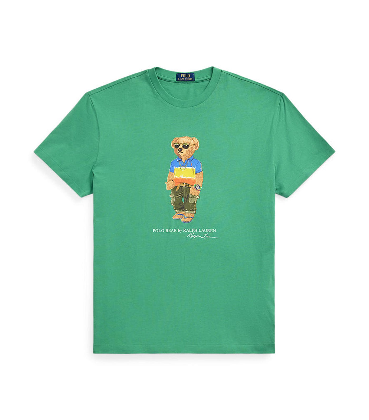 Polo Bear Print T-Shirt Green