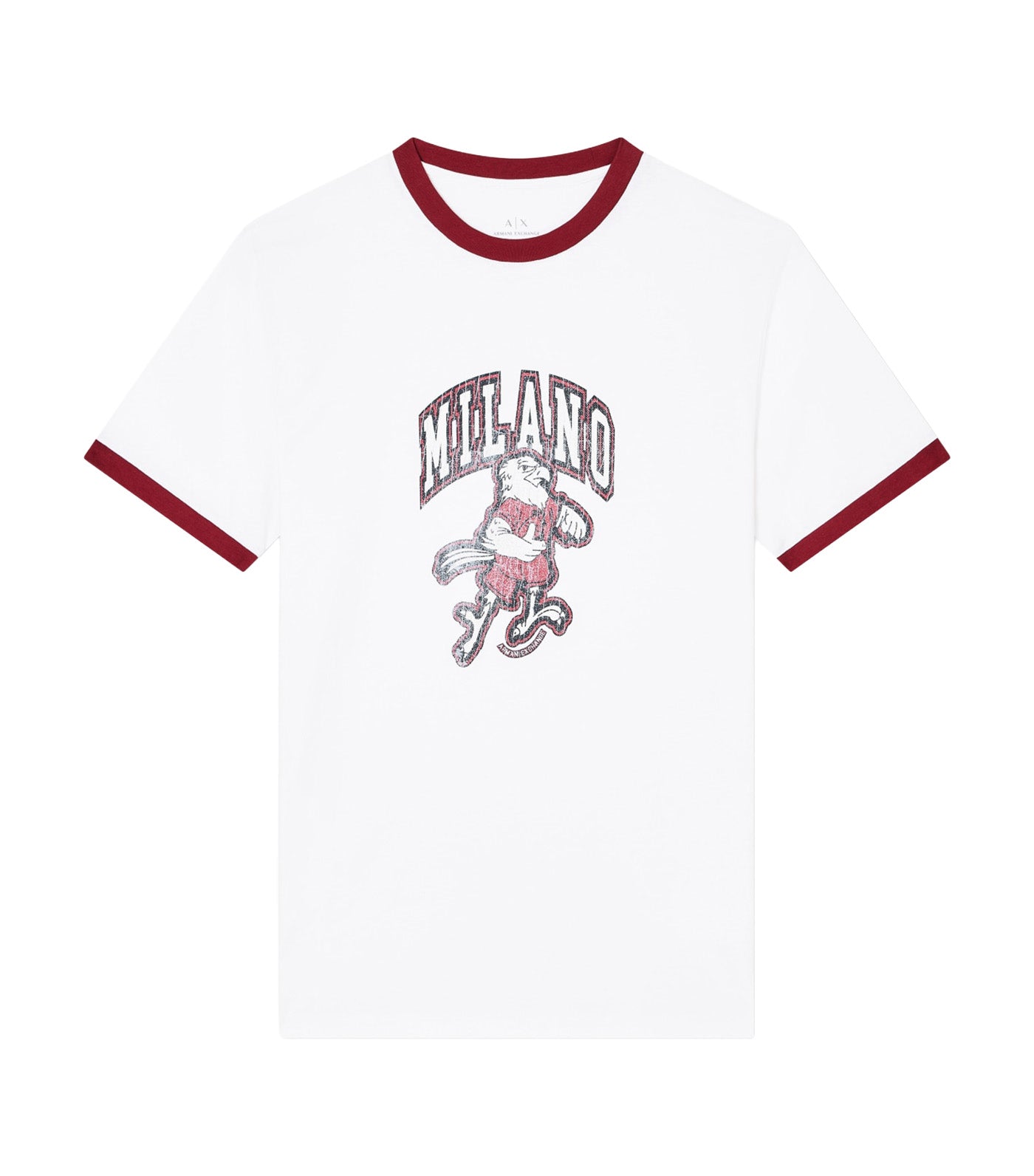 Regular Fit T-Shirt with Eagle Off White