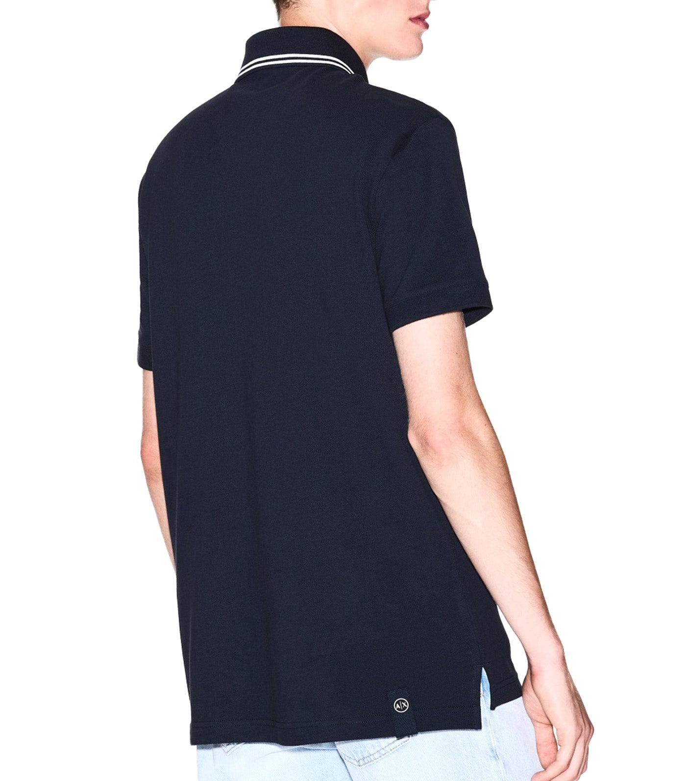 Regular Fit Cotton Polo Shirt Dark Sapphire