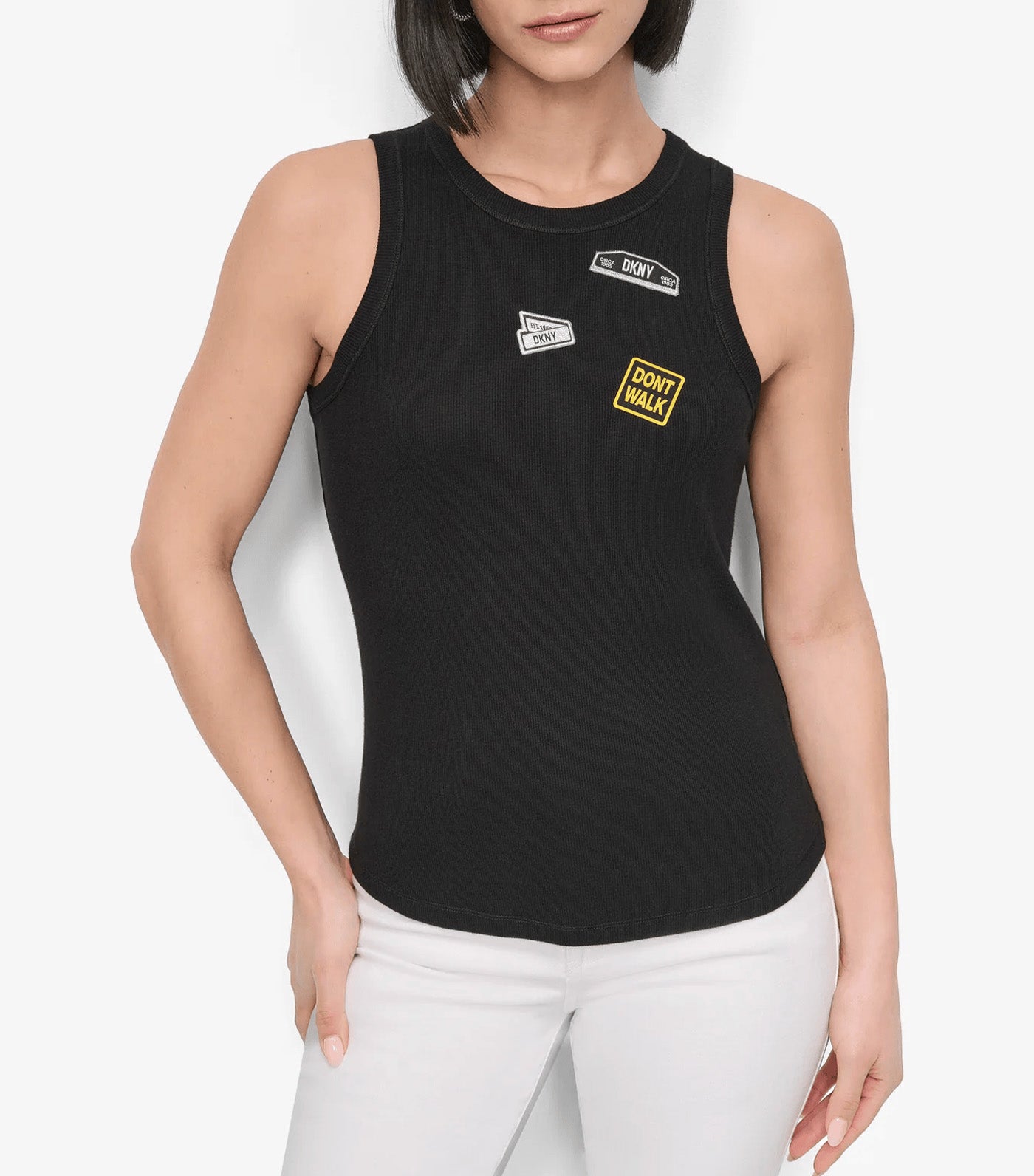 Pins n Patches Knit Tank