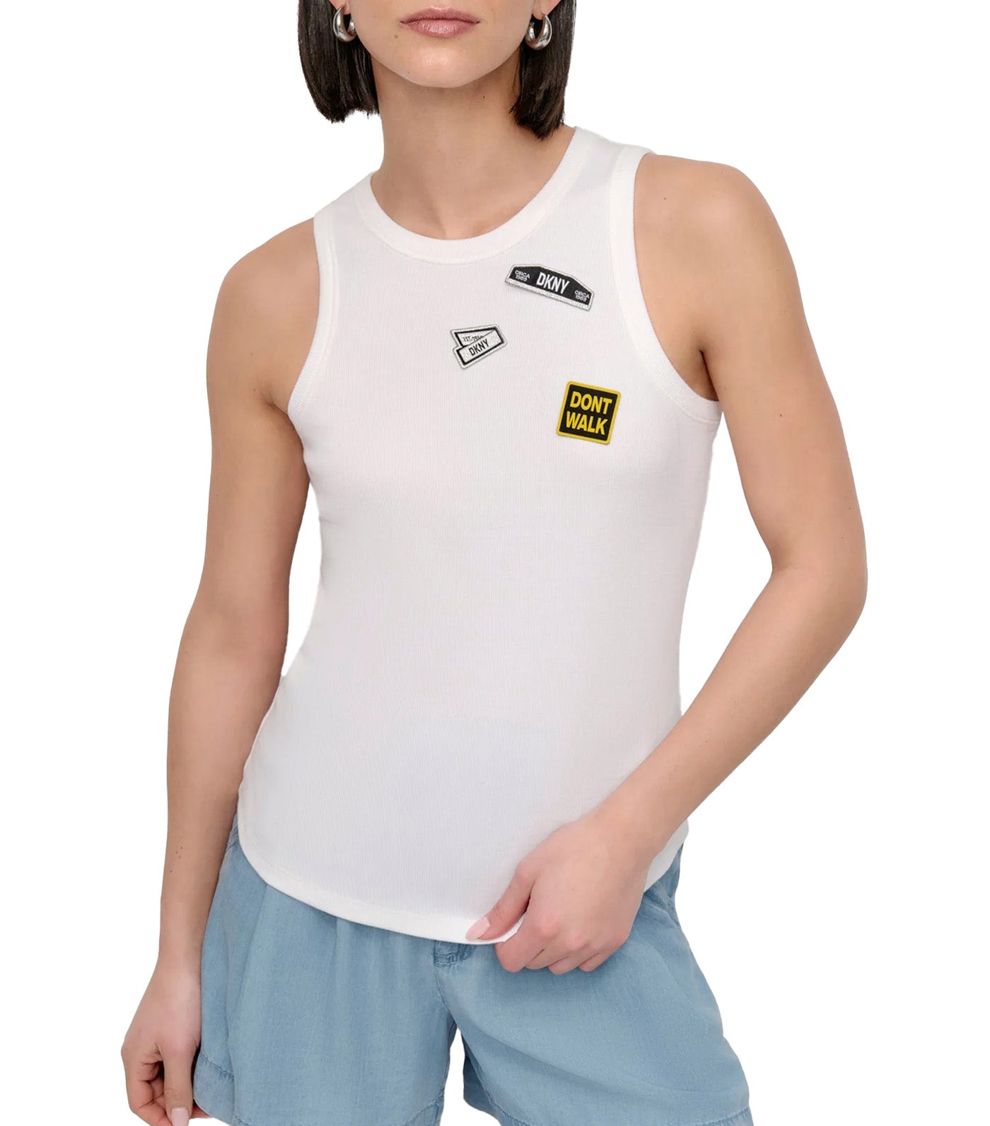 Pins n Patches Knit Tank