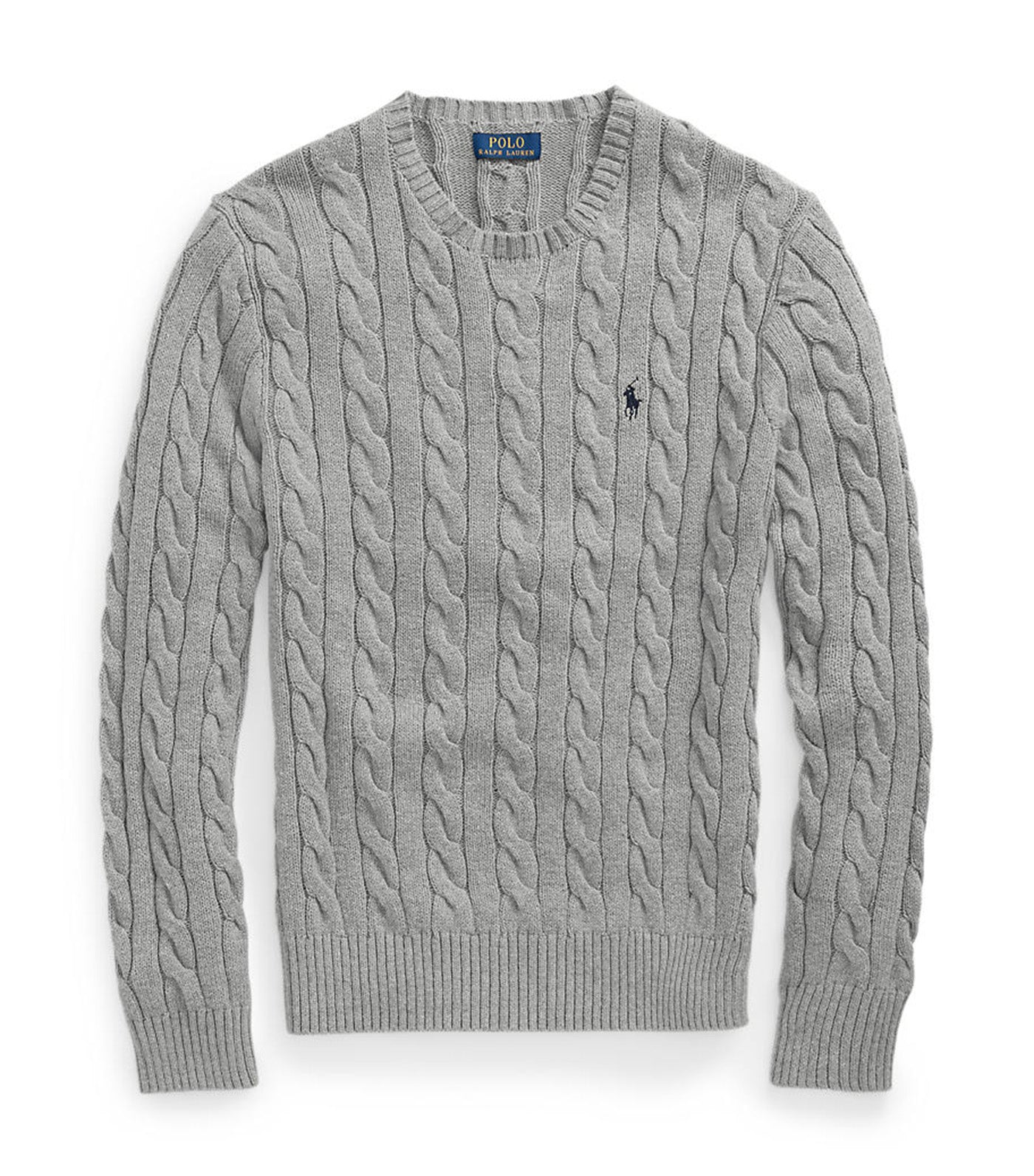Men's Cable-Knit Cotton Sweater