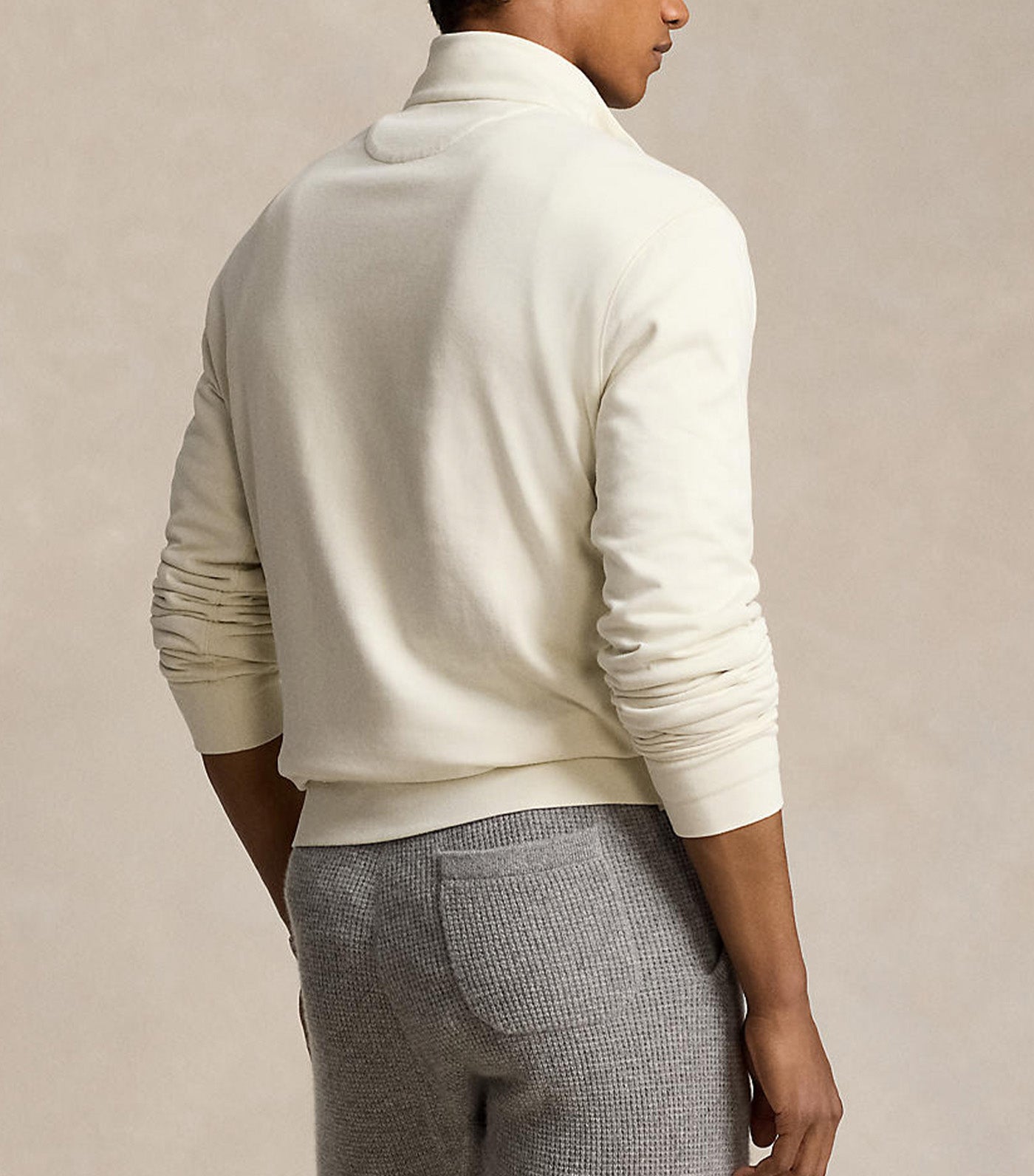 Luxury Jersey Quarter-Zip Pullover