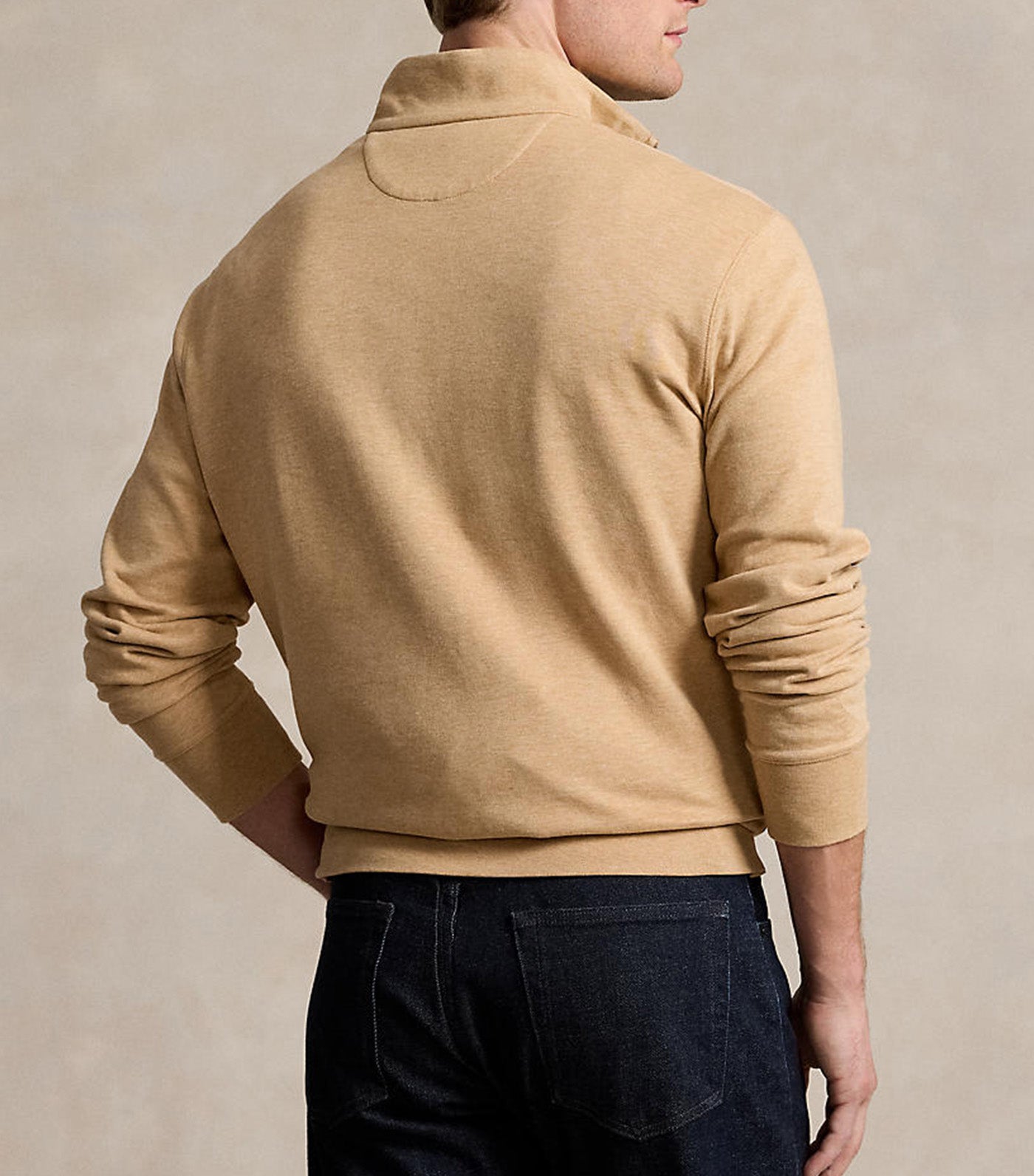 Luxury Jersey Quarter-Zip Pullover