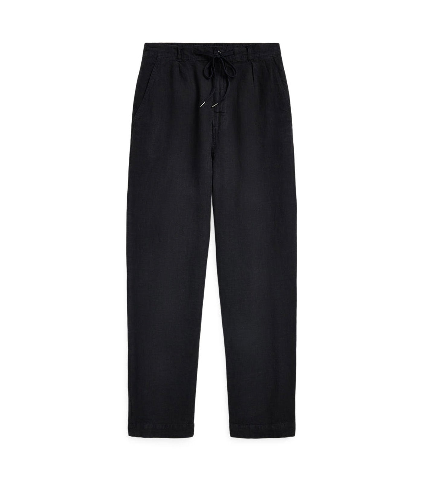 Lateef Relaxed Fit Pleated Linen Pants