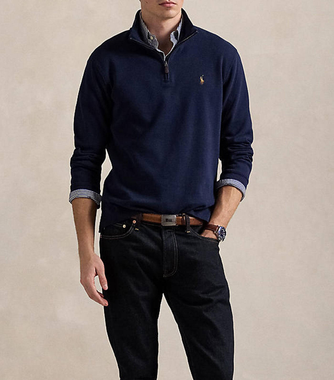 Estate-Rib Quarter-Zip Pullover