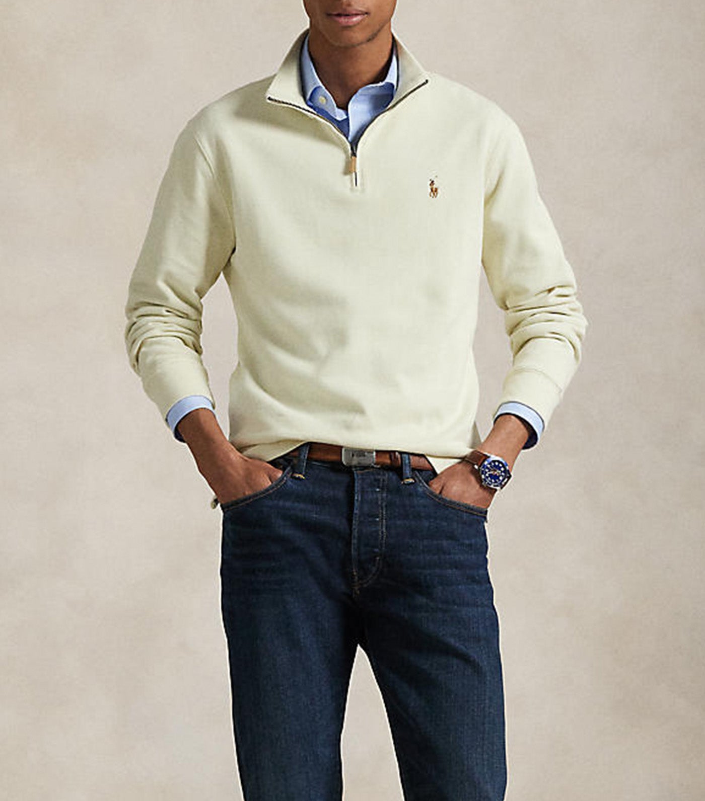 Estate-Rib Quarter-Zip Pullover