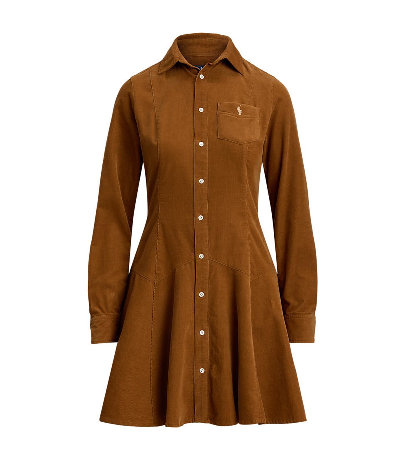 Cotton Corduroy Short Dress