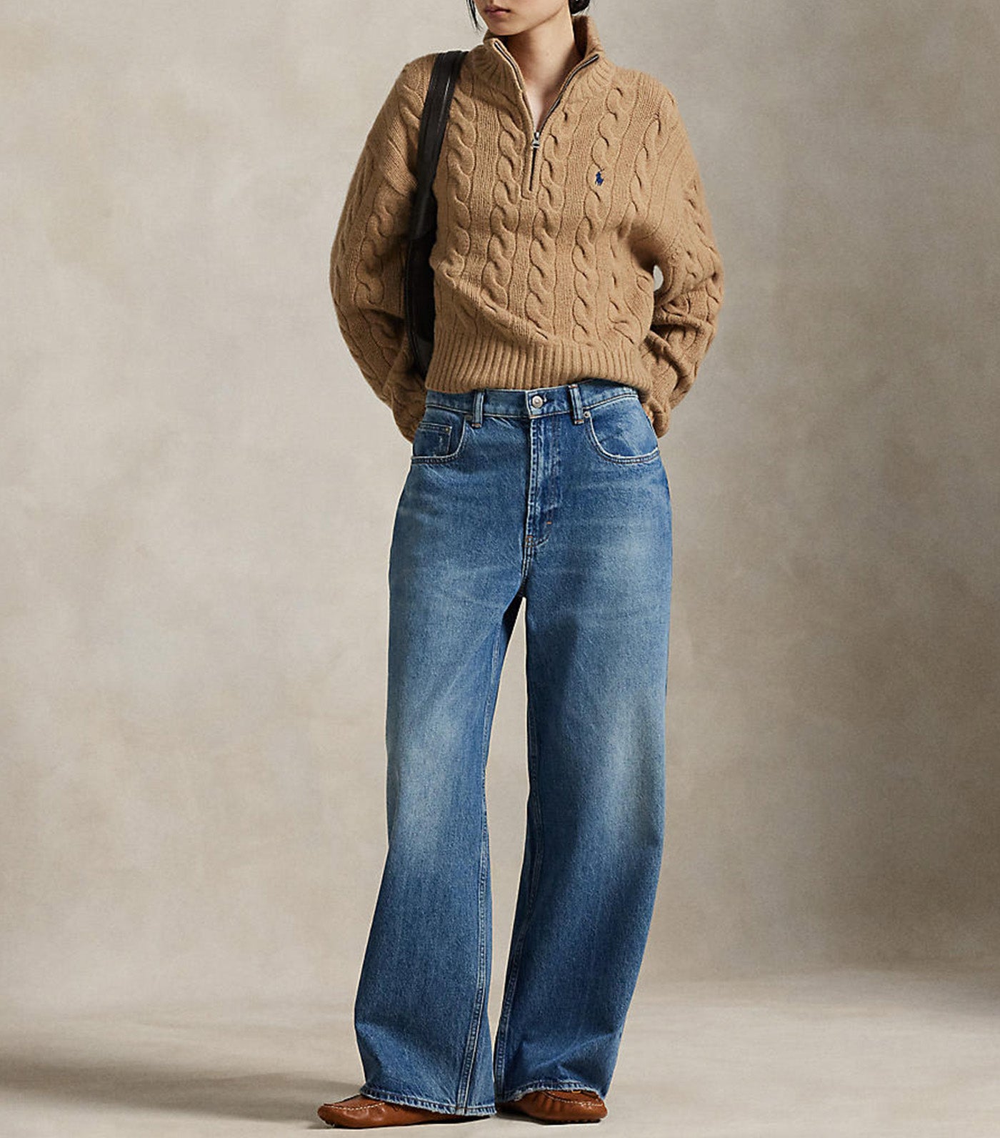 Cashmere Half Zip Sweater