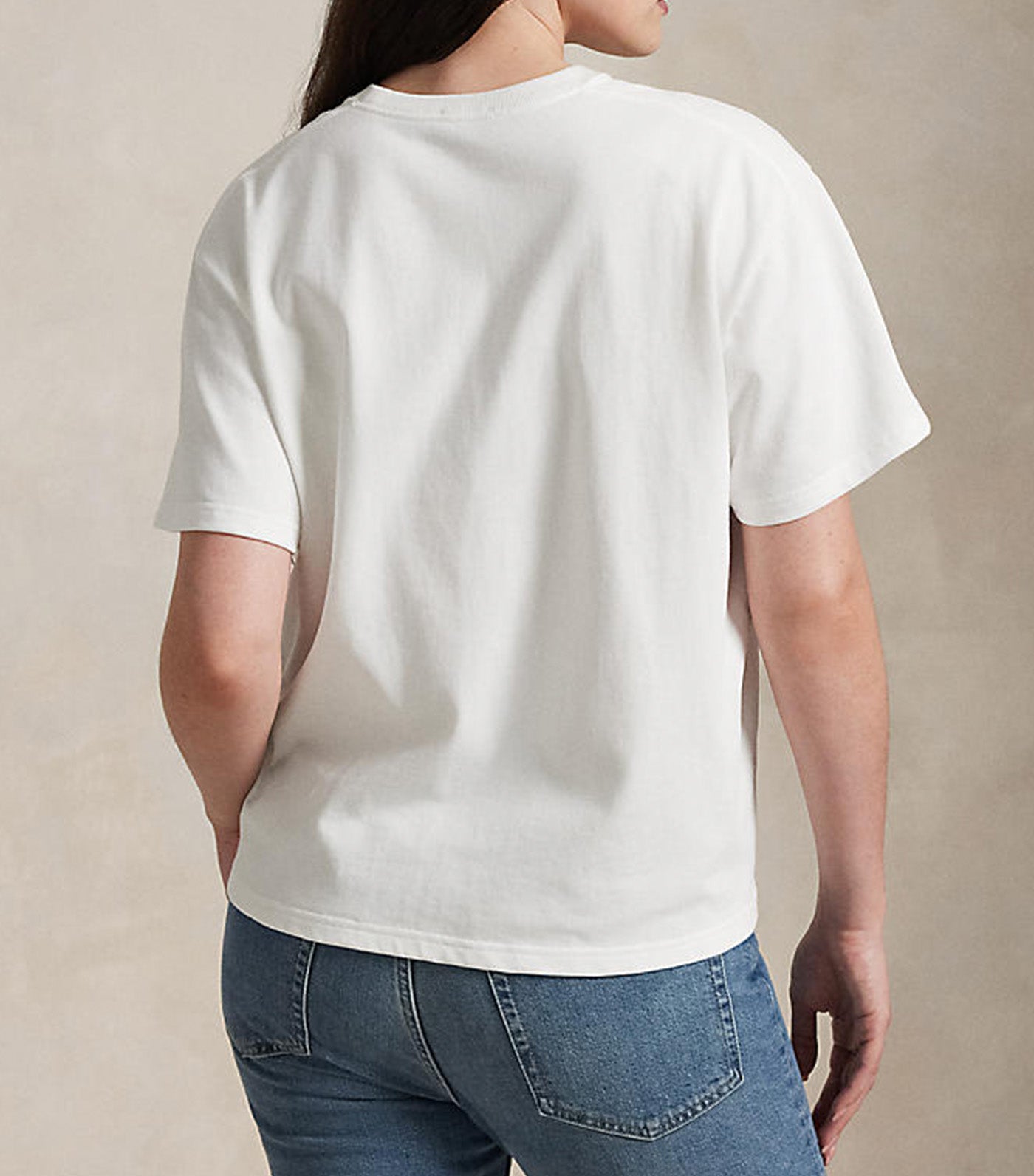 Women's Relaxed Fit Cotton Jersey Tee White