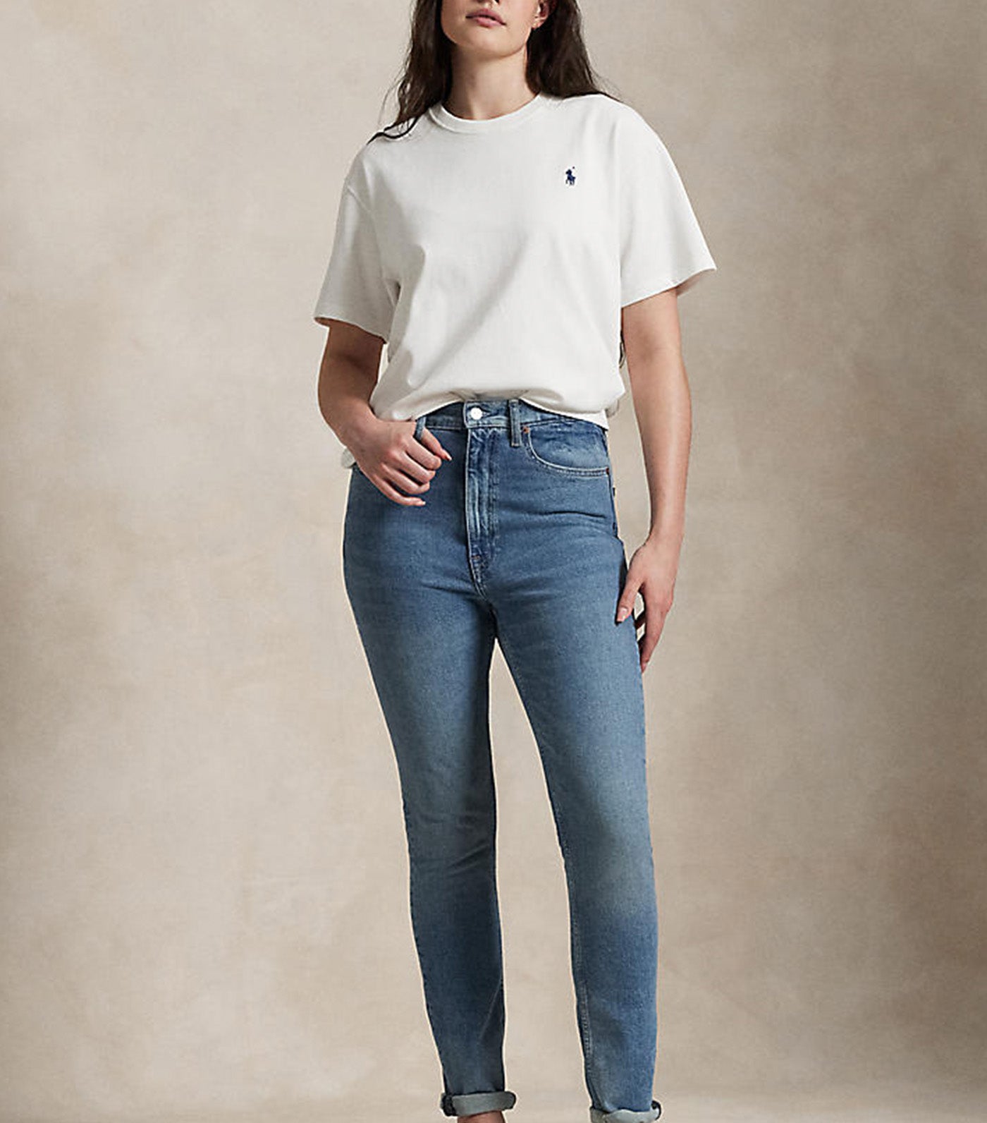 Women's Relaxed Fit Cotton Jersey Tee White