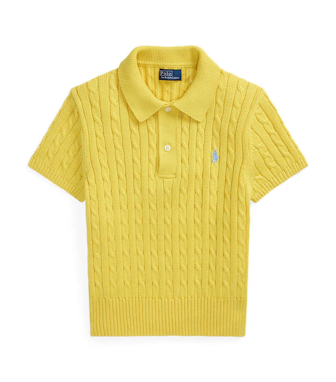 Cable Knit Polo