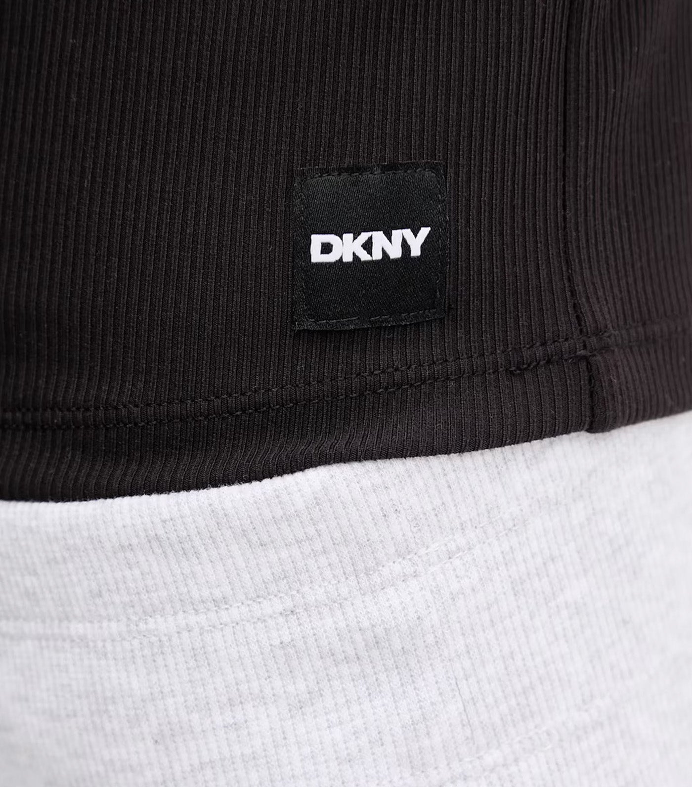 Hudson Rib Neck Tank Black