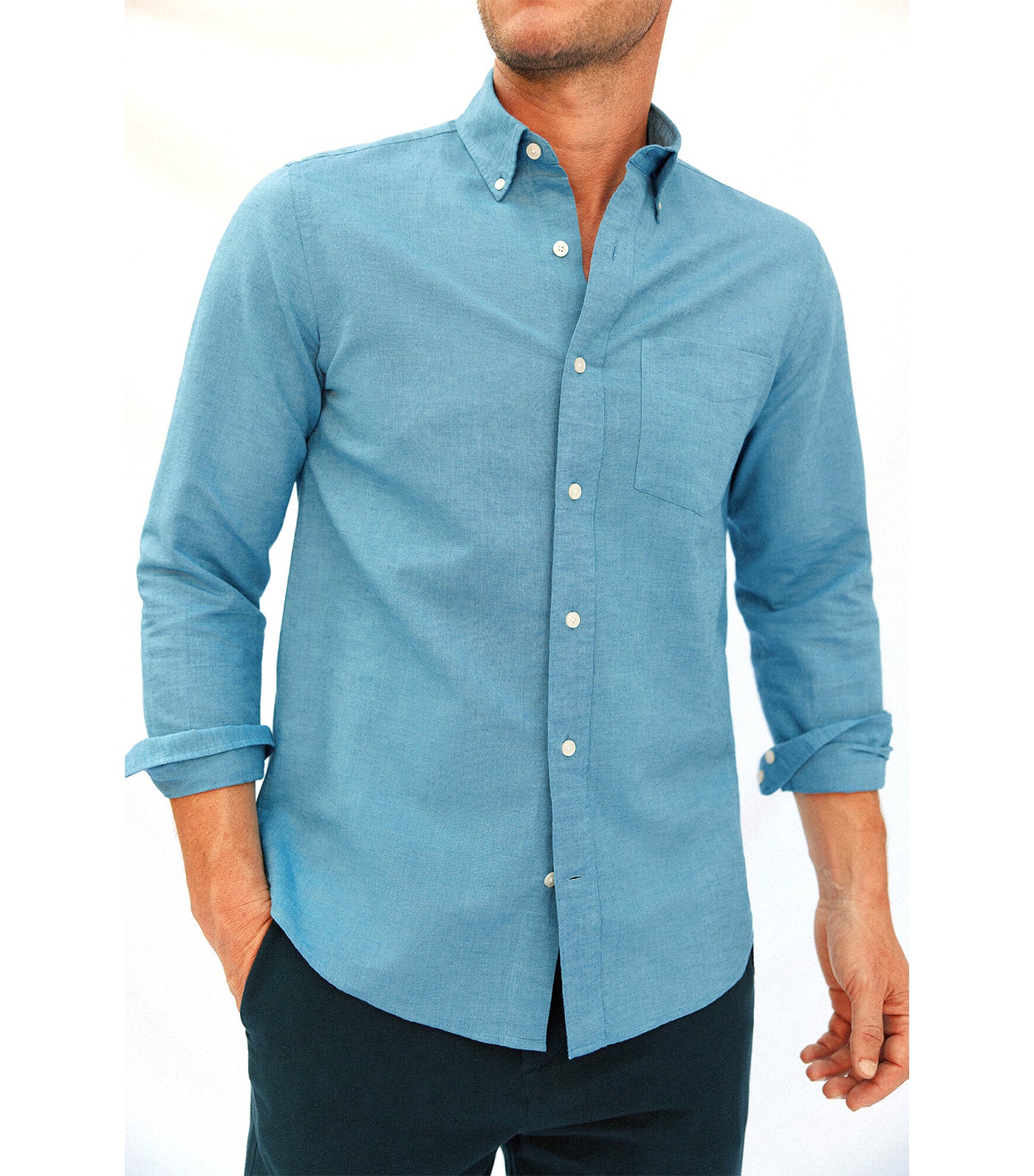 Plain Linen Cotton Shirt