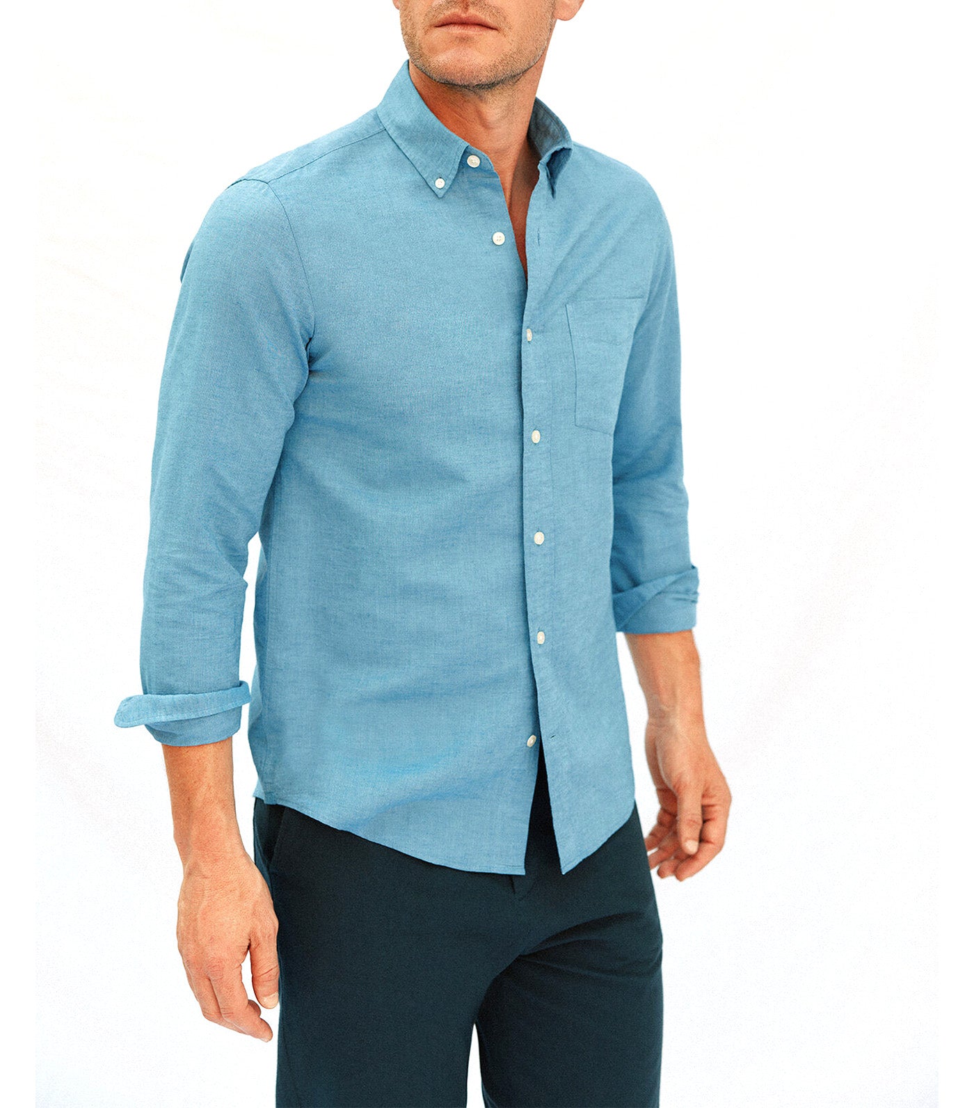 Plain Linen Cotton Shirt