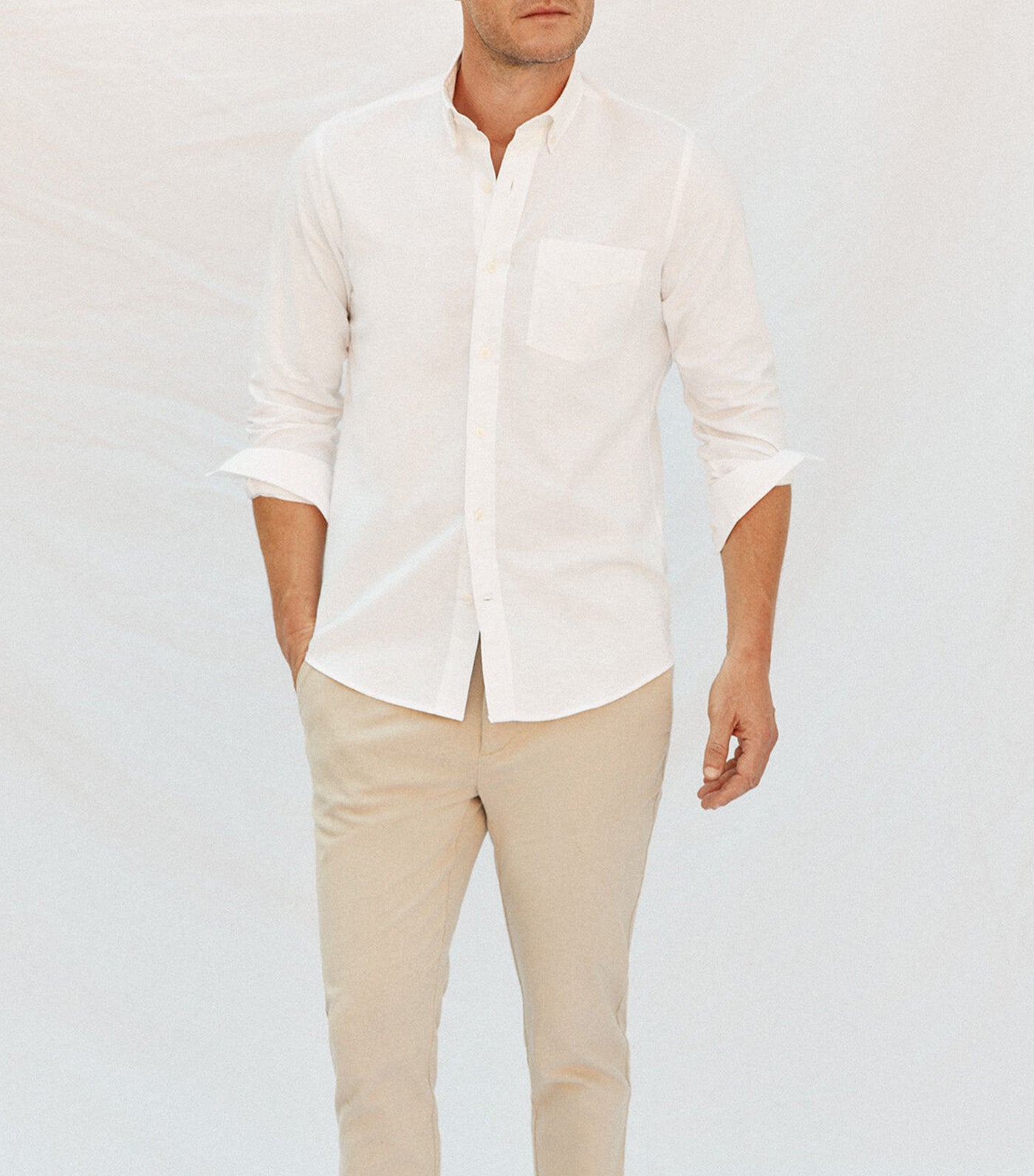 Plain Linen Cotton Shirt