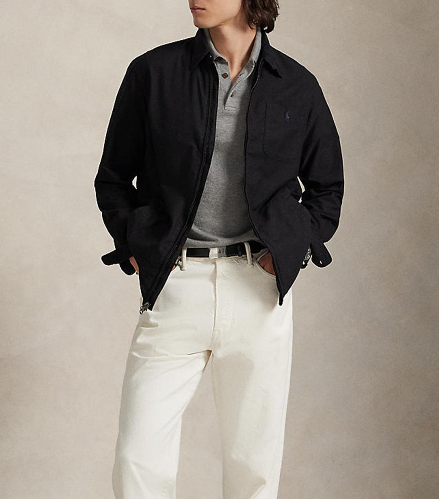 Garment-Dyed Oxford Overshirt