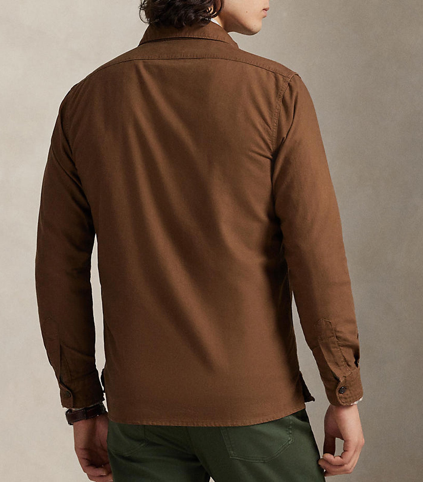 Garment-Dyed Oxford Overshirt