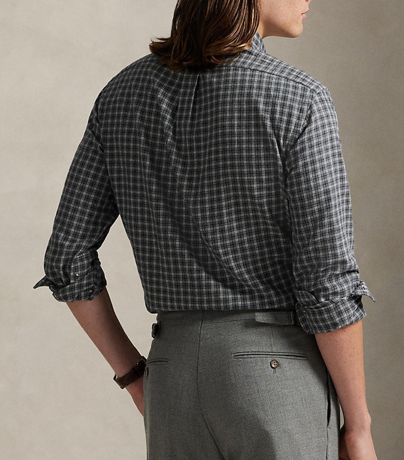 Classic Fit Plaid Twill Shirt