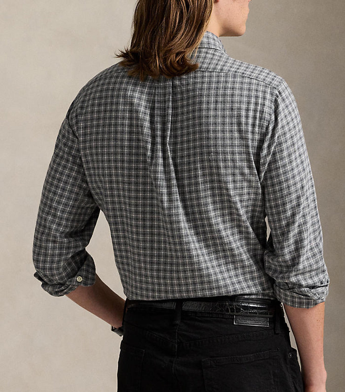 Classic Fit Plaid Twill Shirt