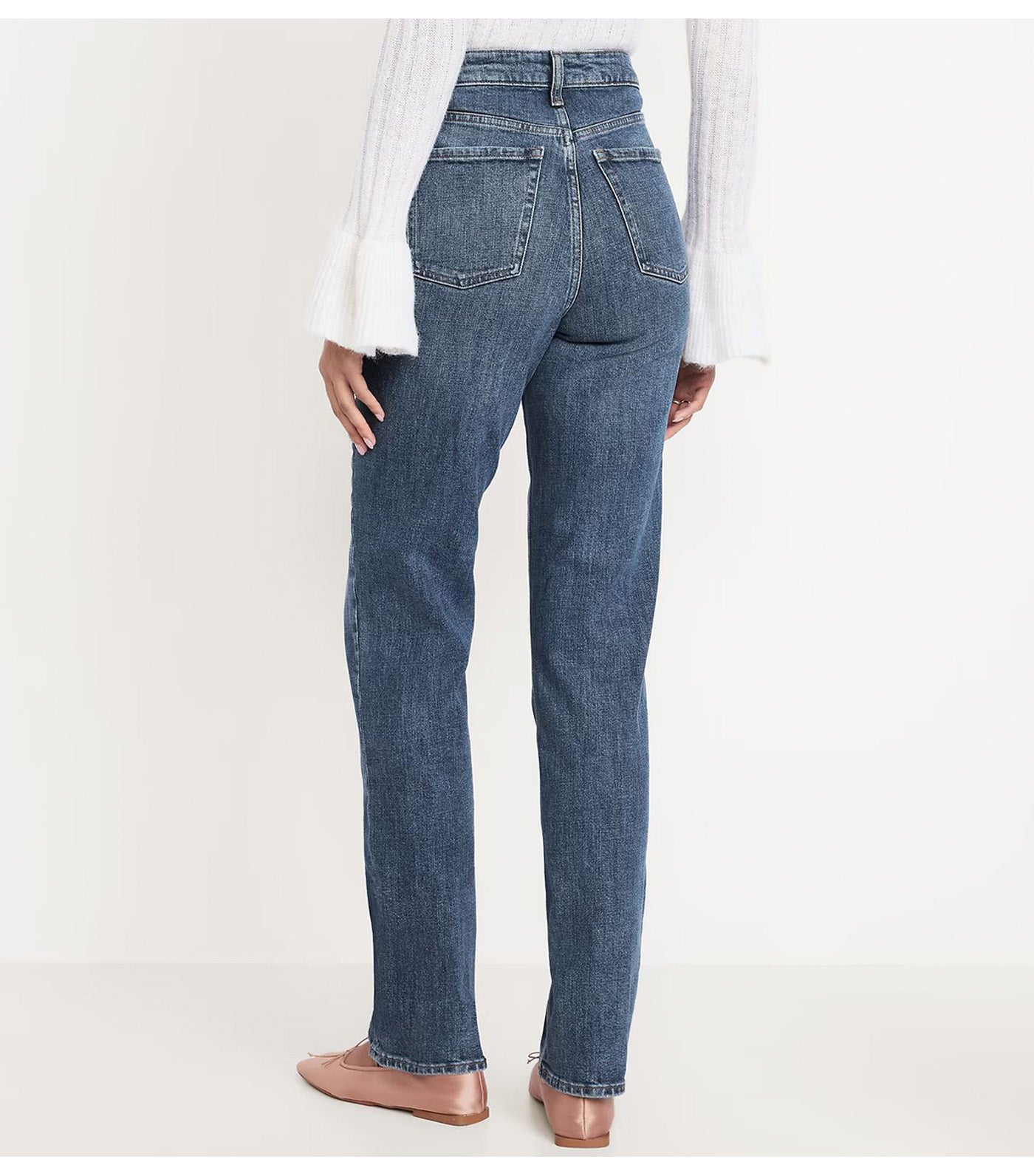 Extra High-Waisted Straight Jeans Harper