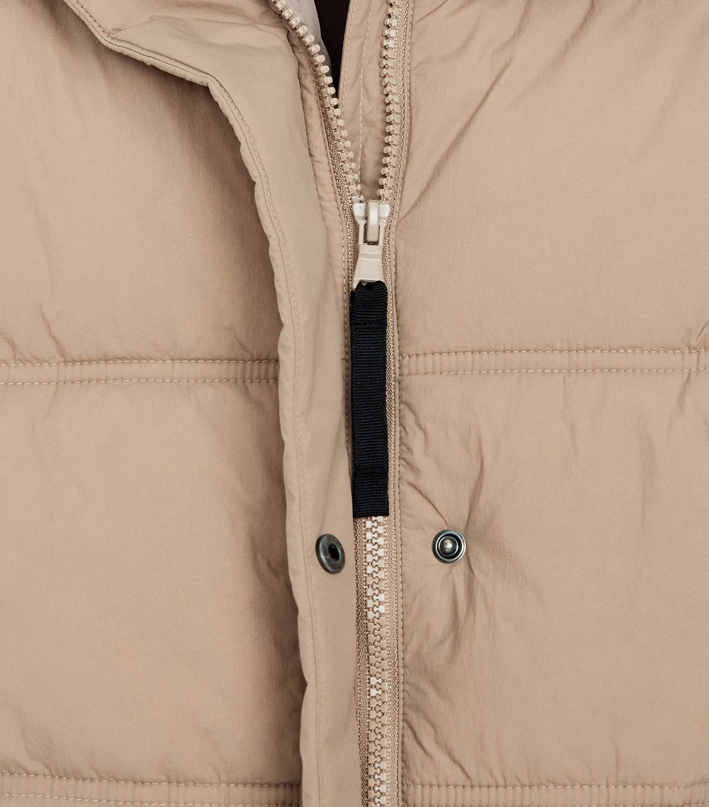 Nylon Puffer Jacket Salt Marsh