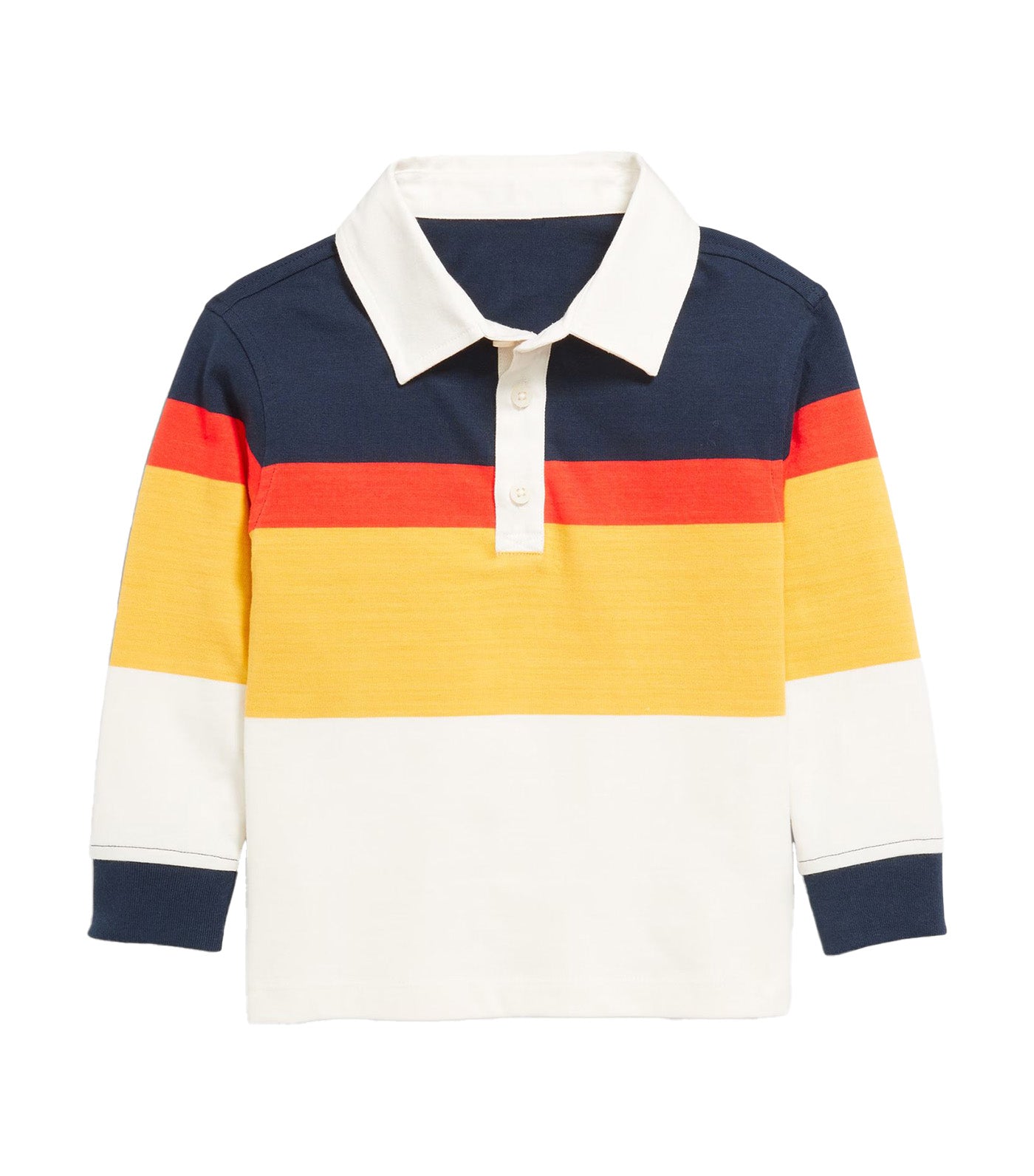 Oversized Long-Sleeve Rugby Shirt for Toddler Boys