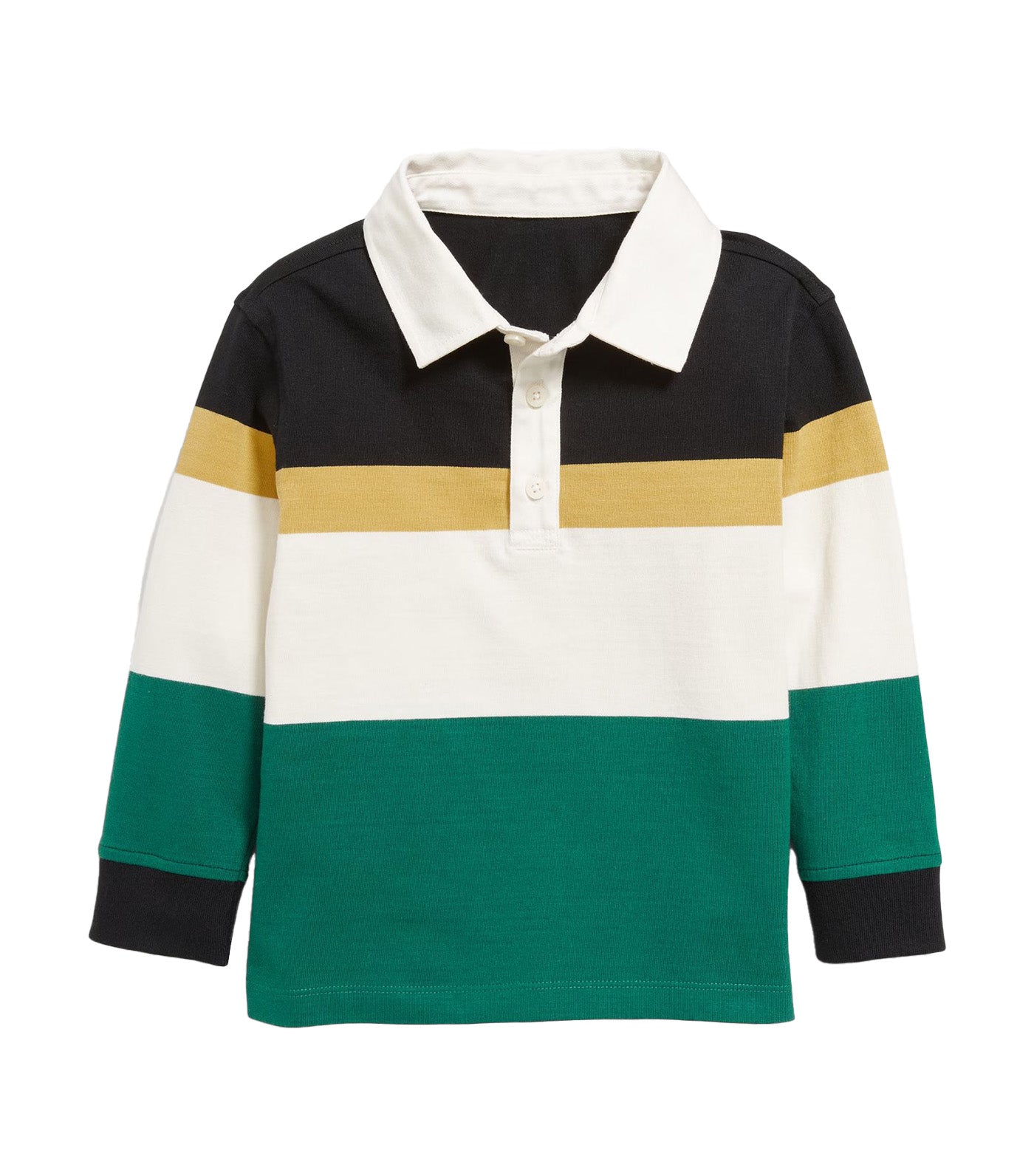 Oversized Long-Sleeve Rugby Shirt for Toddler Boys