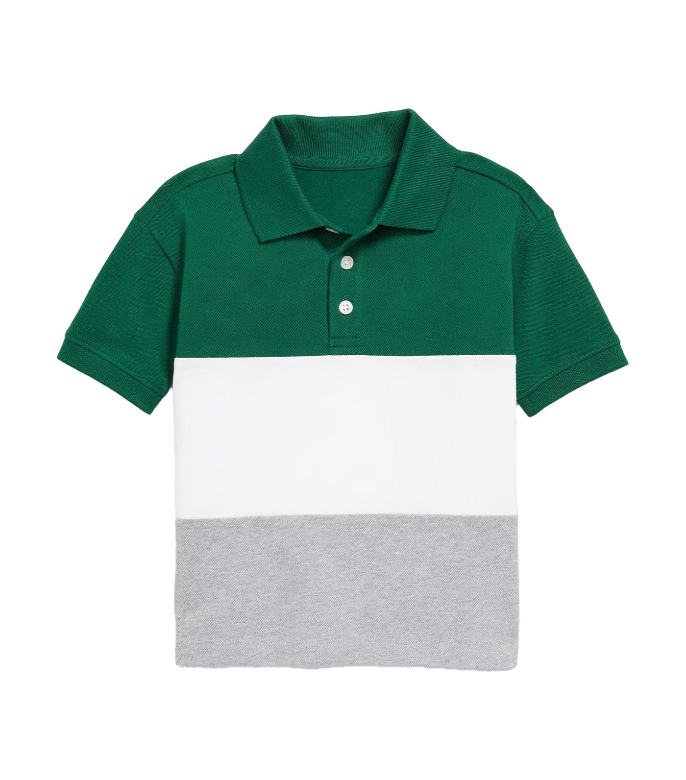 Short Sleeve Color Blocked Polo