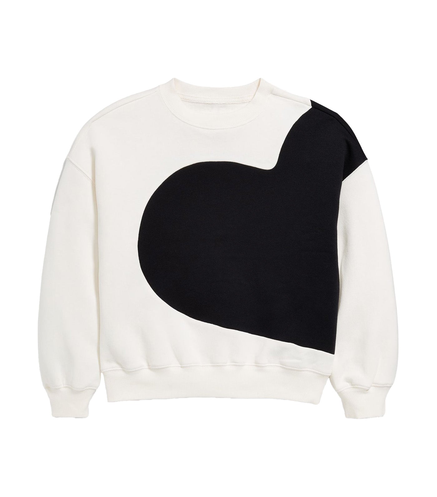 Oversized Graphic Tunic Sweatshirt for Girls