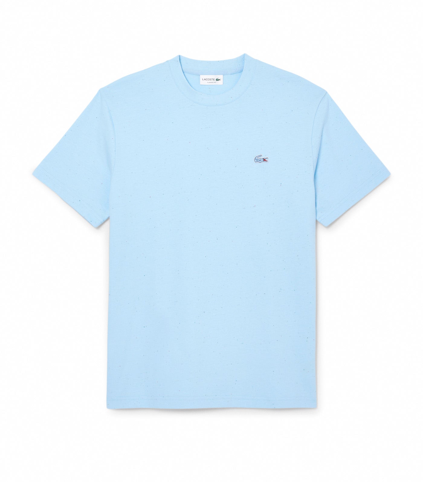 Slub Cotton T-Shirt Bitume Neps