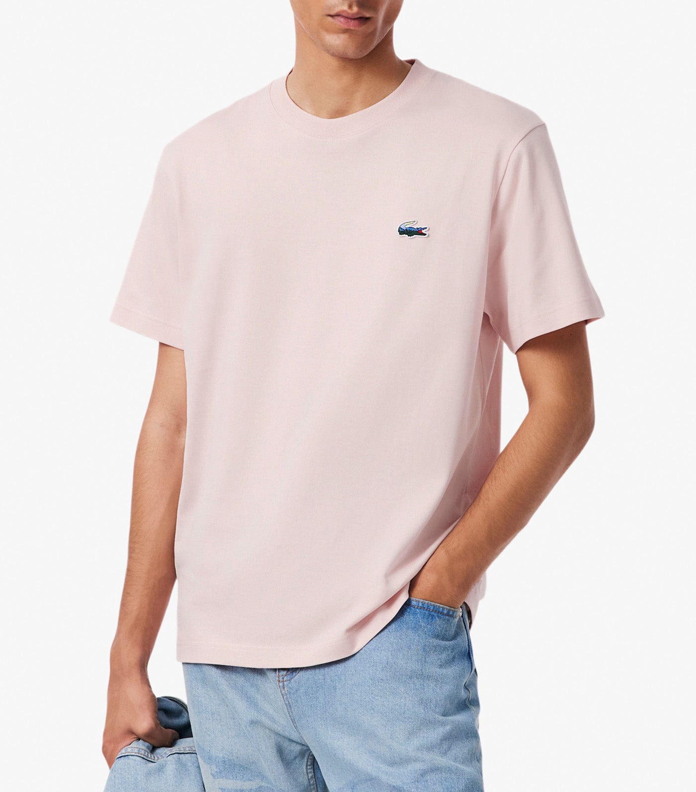 Lacoste Heavy Jersey Landscape Crocodile T-Shirt Nidus