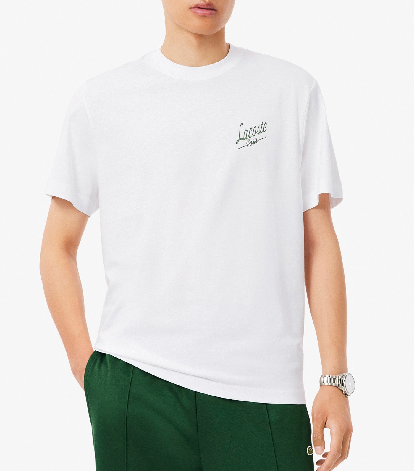 Multi Print Jersey T-Shirt White