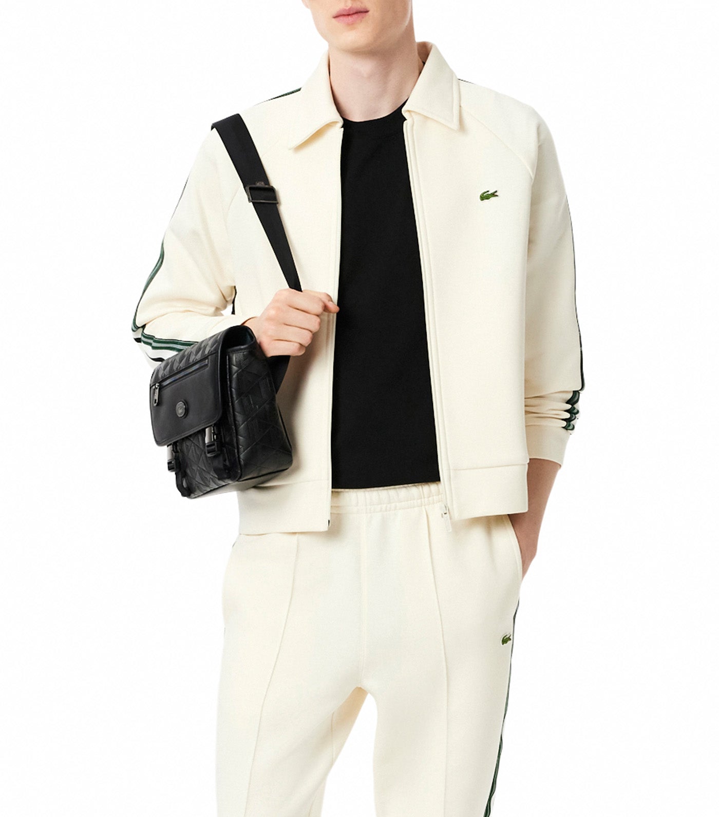 Lacoste Loose Fit Heavy Jersey Printed T-Shirt Black