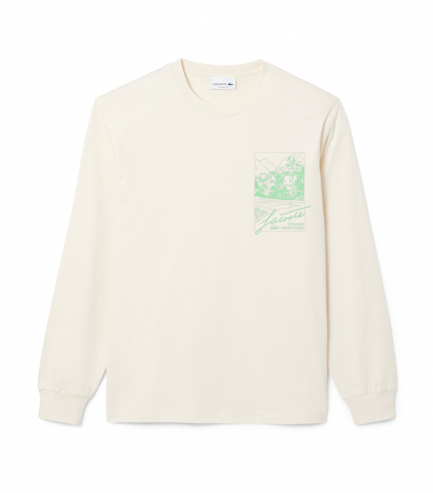 Long Sleeved Heavy Jersey T-Shirt