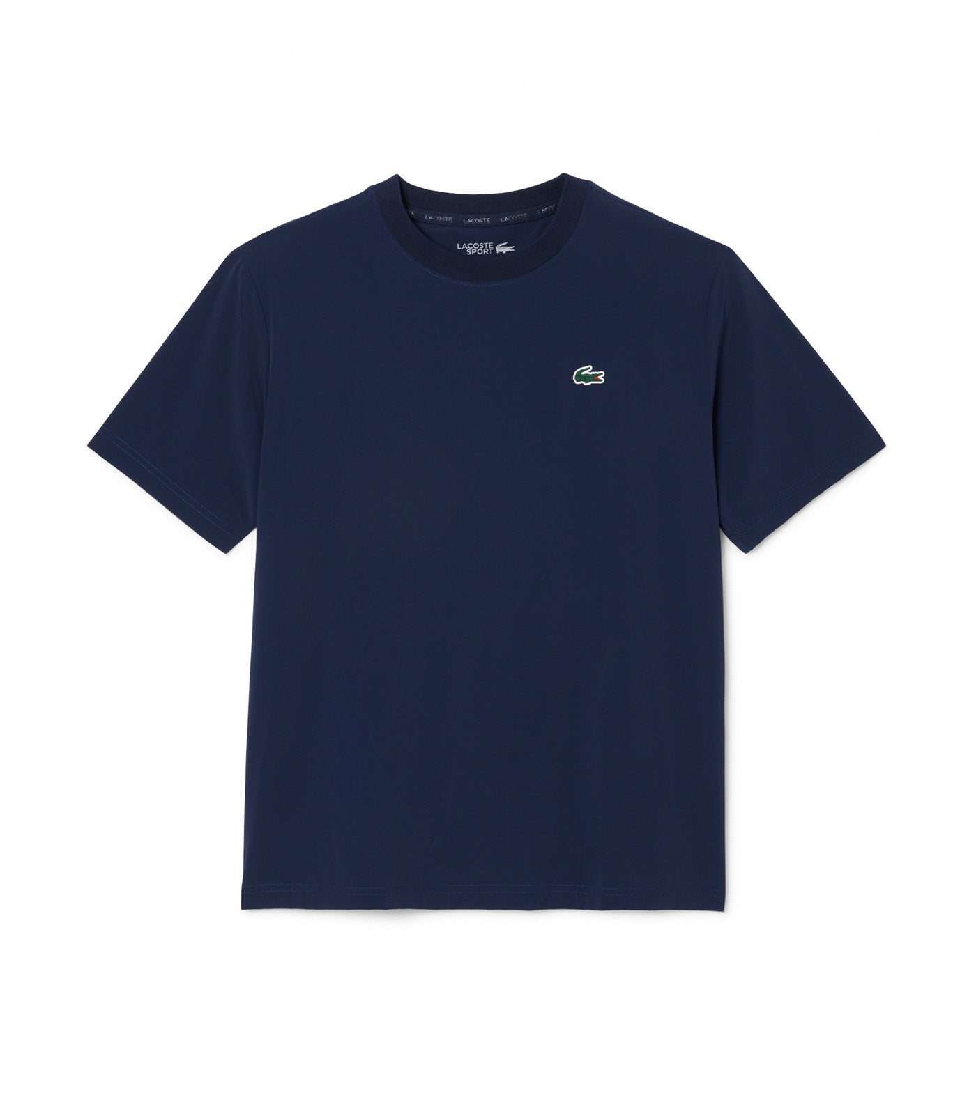 Lacoste Ultra Dry Lightweight Stretch Sport T-Shirt Navy Blue