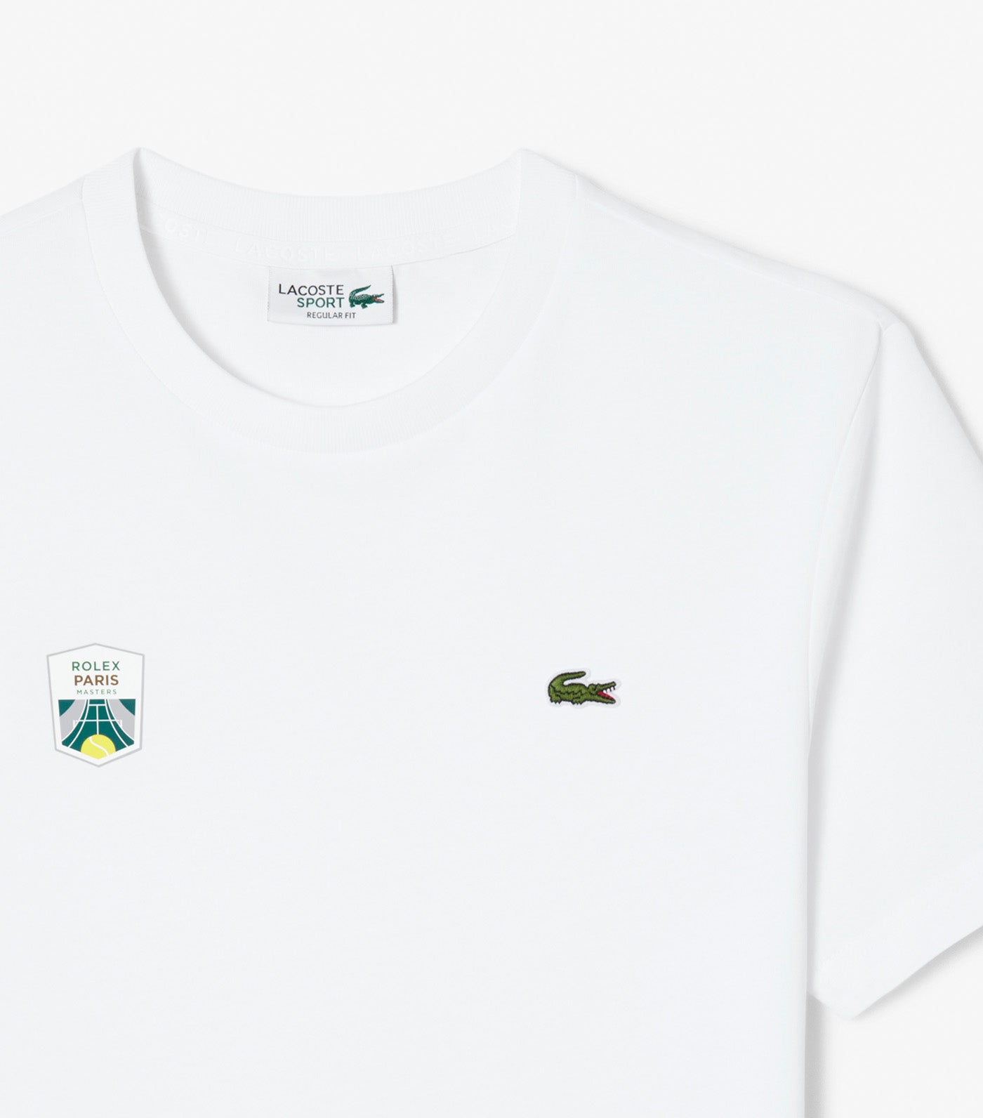 Lacoste Rolex Paris Masters Edition T-Shirt White