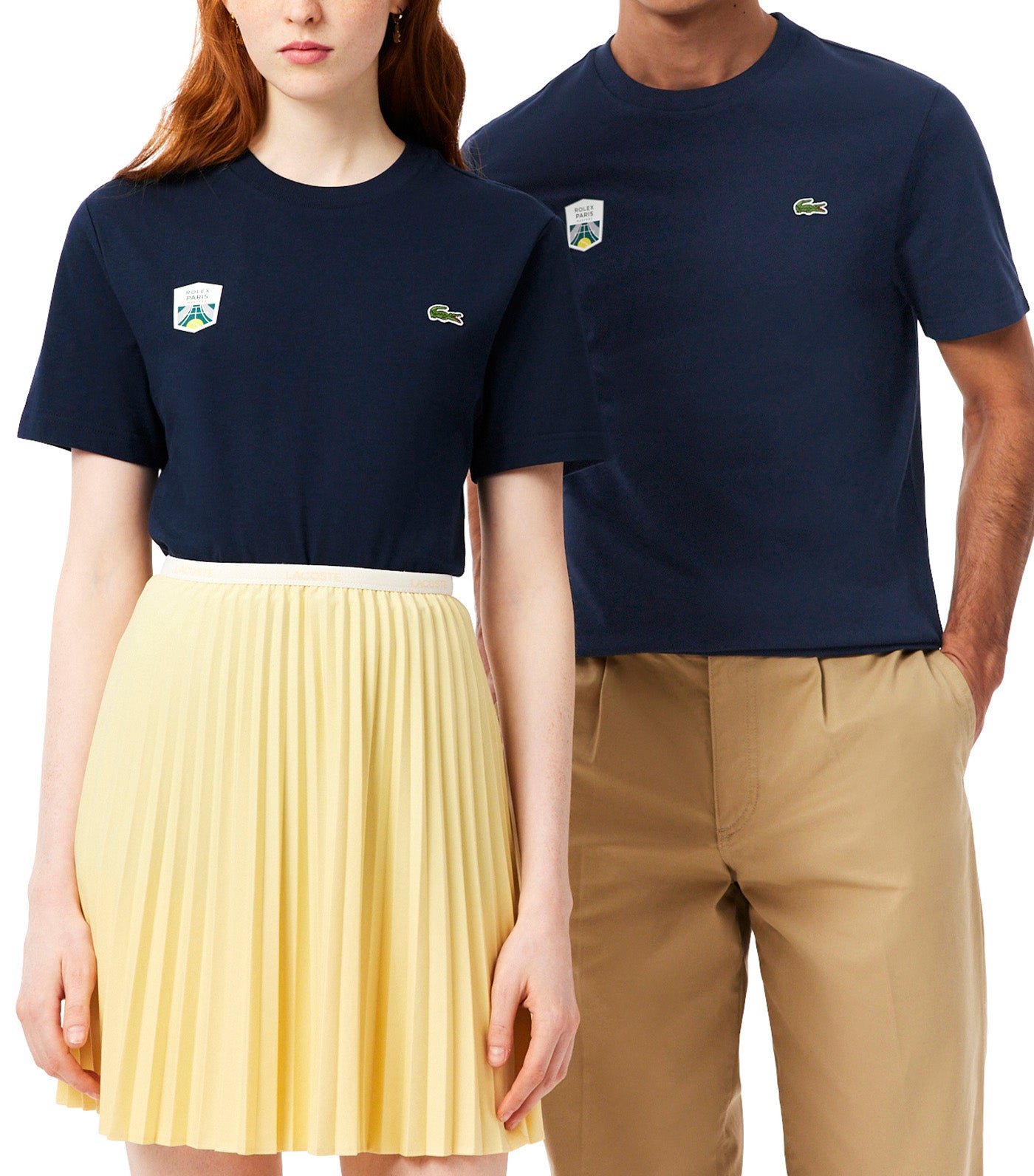 Lacoste Rolex Paris Masters Edition T-Shirt Navy Blue