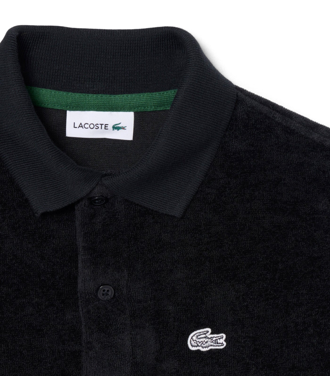 Petit Piqué Polo Shirt Black