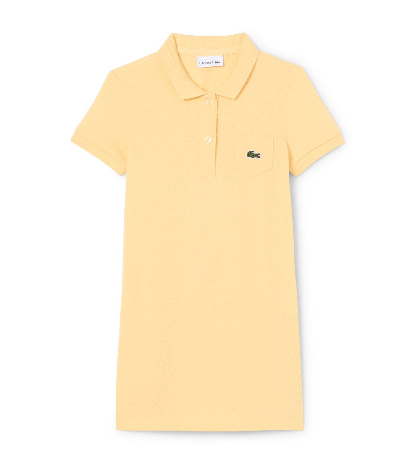 Lacoste Piqué Polo Dress Yellow