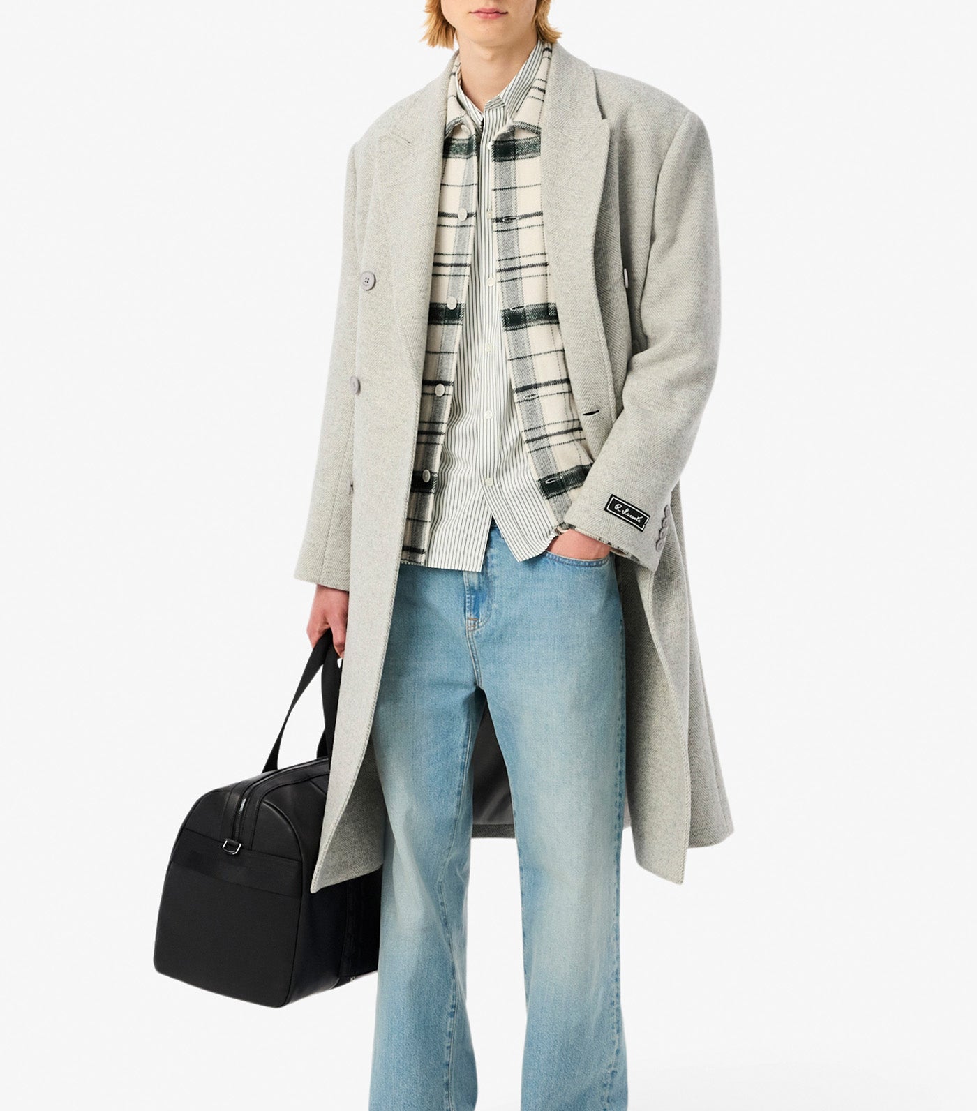 Cotton Plaid Overshirt Lapland/Sinople/Pitch Chine