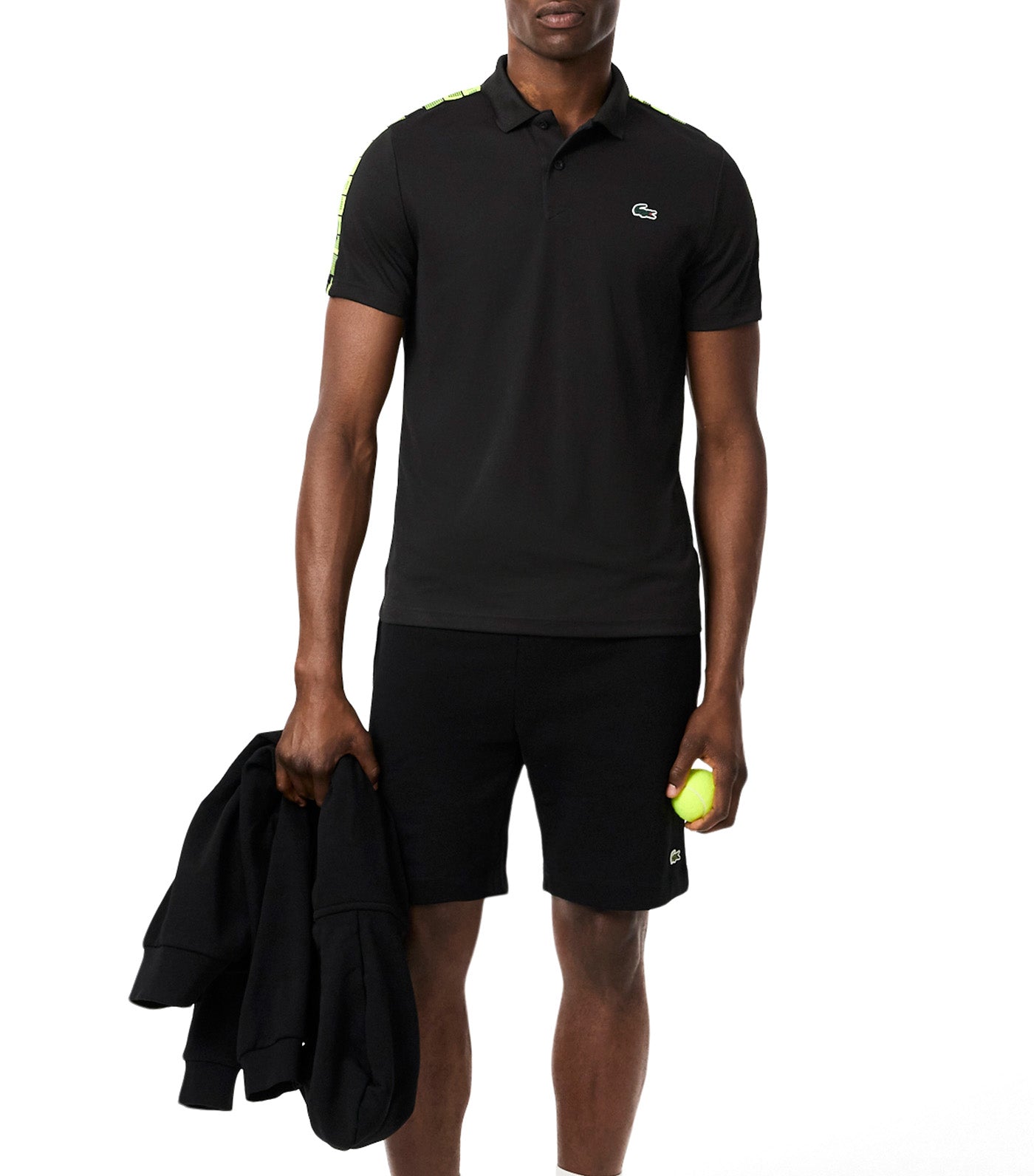 Ultra Dry Branded Stripe Tennis Polo Shirt